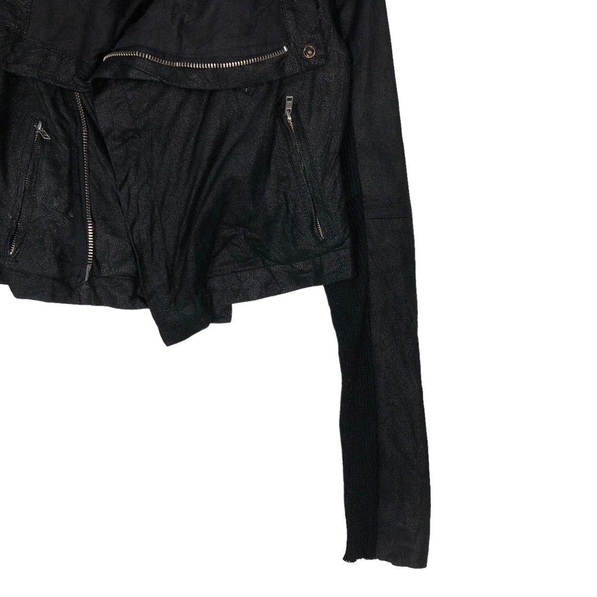 Japanese Brand 🔥Cropped Biker Jacket Bondage Mercuryduo Double Collar Size S / US 4 / IT 40 - 5 Thumbnail