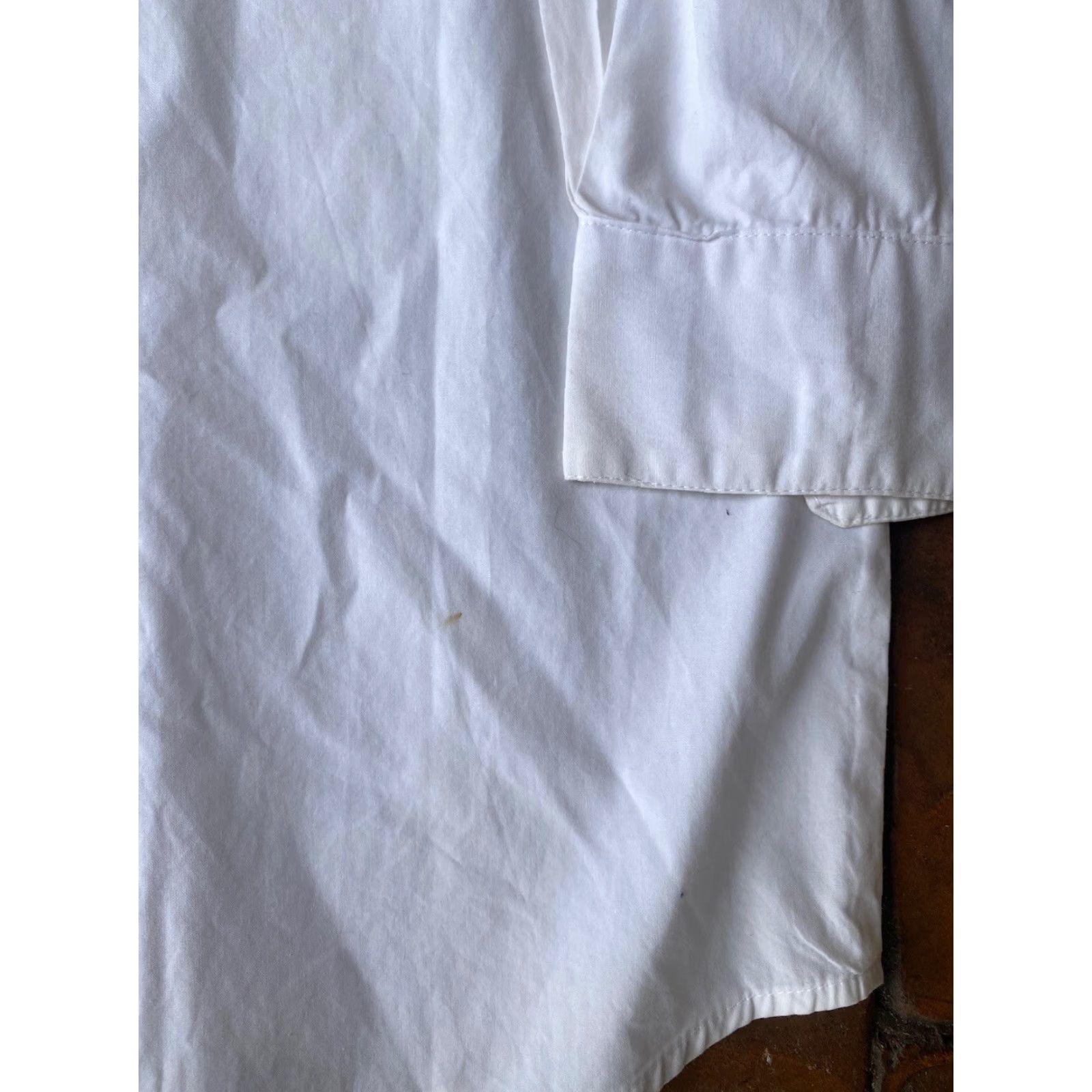 Brooks VINTAGE Brooks & Dunn Western Pearl Button Up Panhandle Slim Shirt LARGE Men's Long Sleeve Button-Down Collar White Cotton Geometric 90s Size US L / EU 52-54 / 3 - 5 Thumbnail