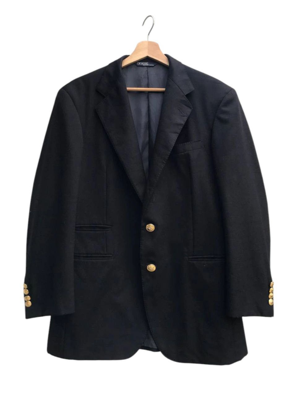 Polo Ralph Lauren Navy Polo Ralph Lauren Gold Tone Buttons Blazer Navy Size US M / EU 48-50 / 2 - 1 Thumbnail