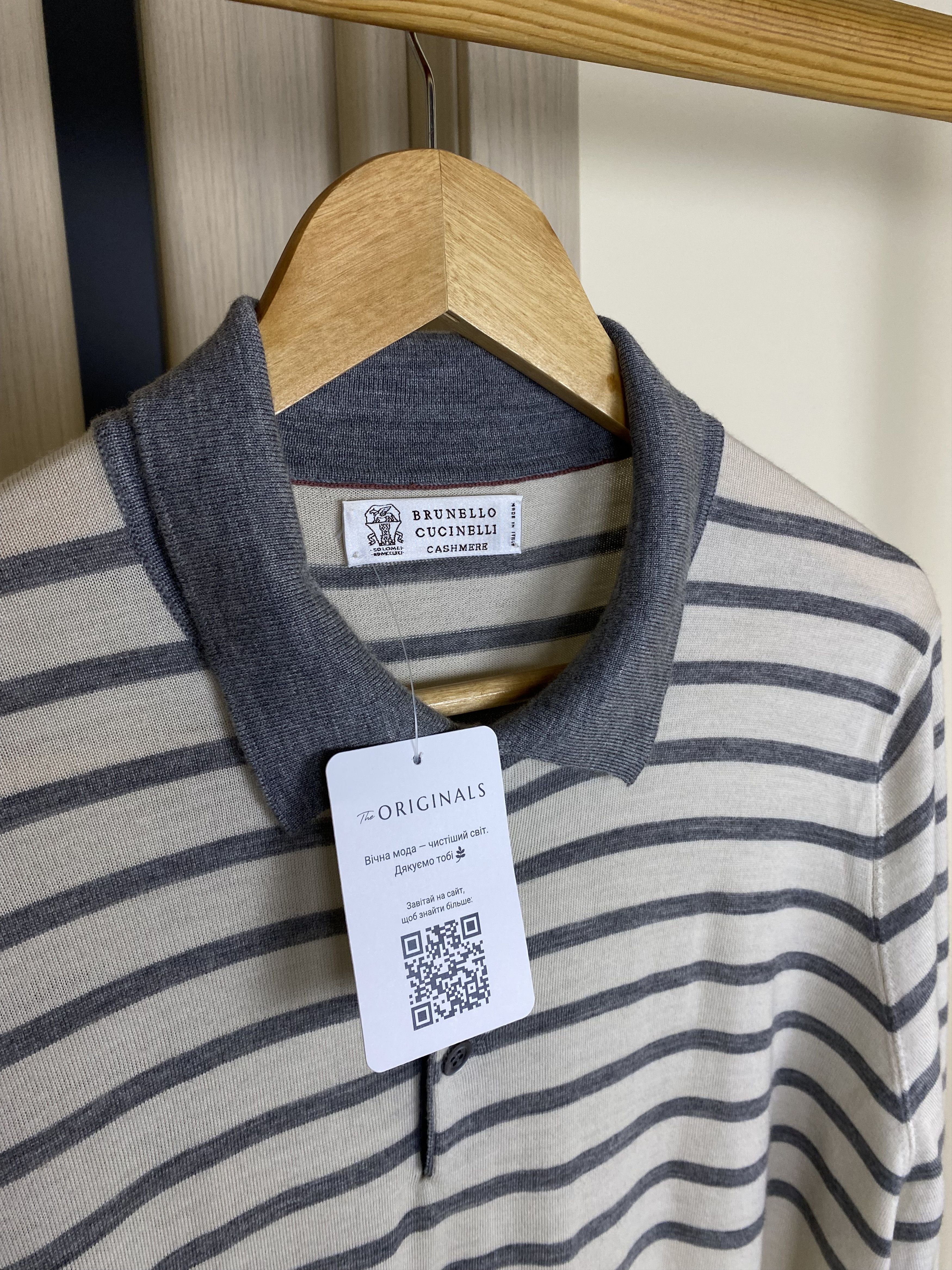 Brunello Cucinelli BRUNELLO CUCINELLI Knit Sweater Cashmere wool Near unused Size US L / EU 52-54 / 3 - 6 Thumbnail