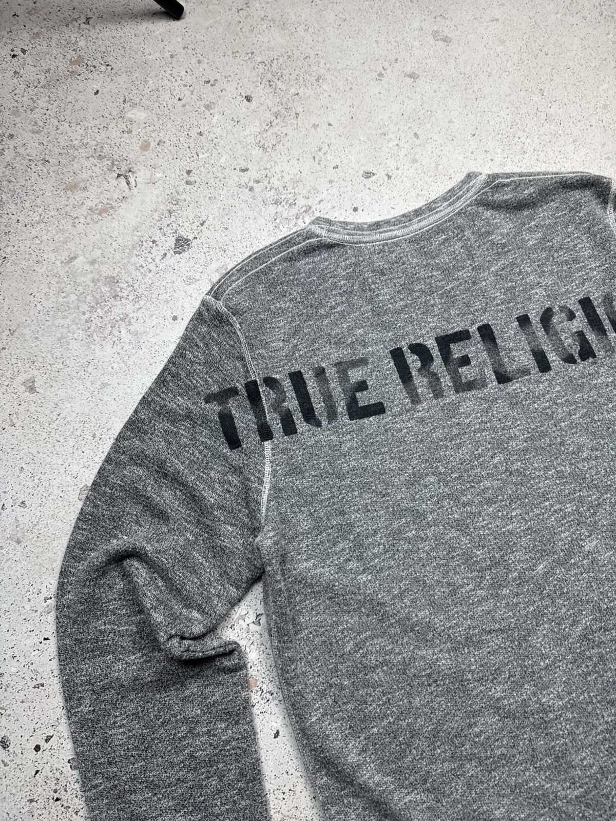 True Religion × Vintage True Religion Stars Print Crew Sweat L Men’s y2k Size US L / EU 52-54 / 3 - 10 Thumbnail