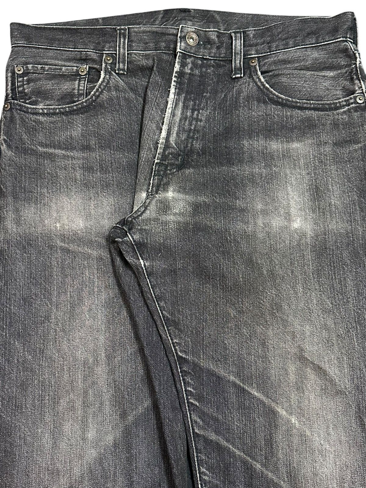 GU Vintage Japanese GU Faded Wash Style Baggy Jeans Size US 34 / EU 50 - 4 Thumbnail