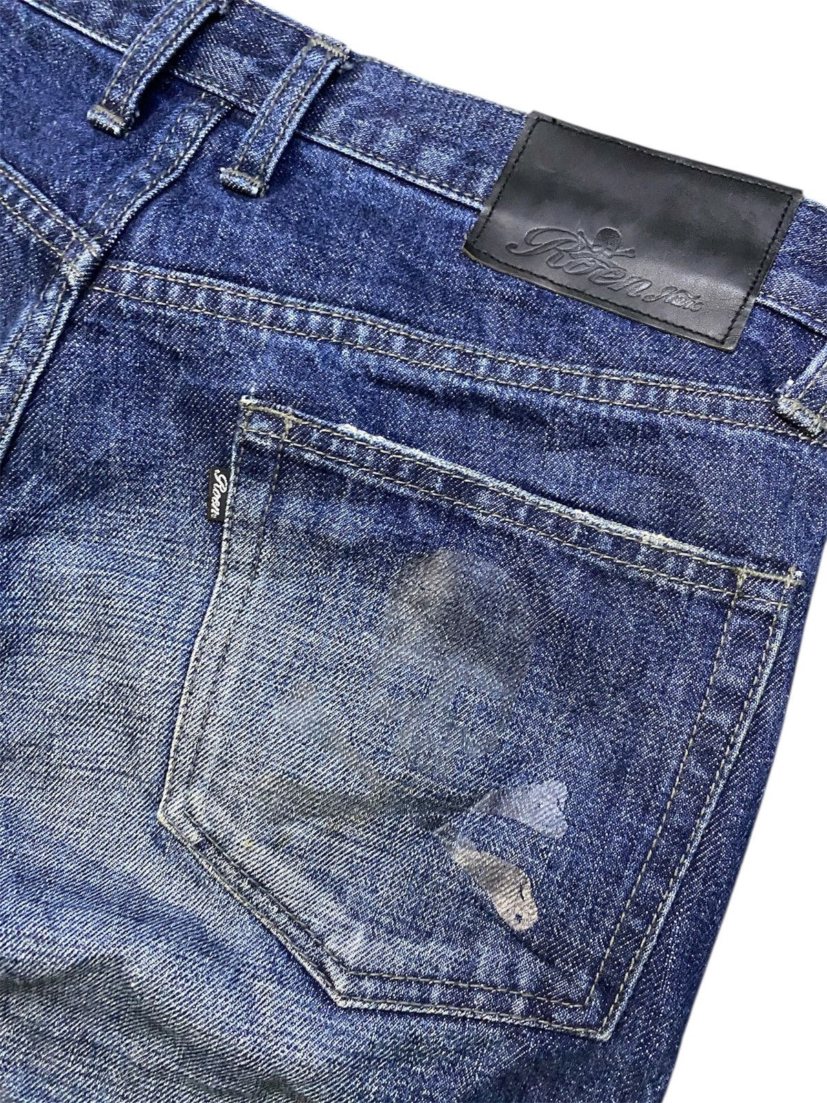 14th Addiction × Japanese Brand × Roen Mastermind Roen Distressed Punk Swarovski Denim Size US 32 / EU 48 - 7 Thumbnail