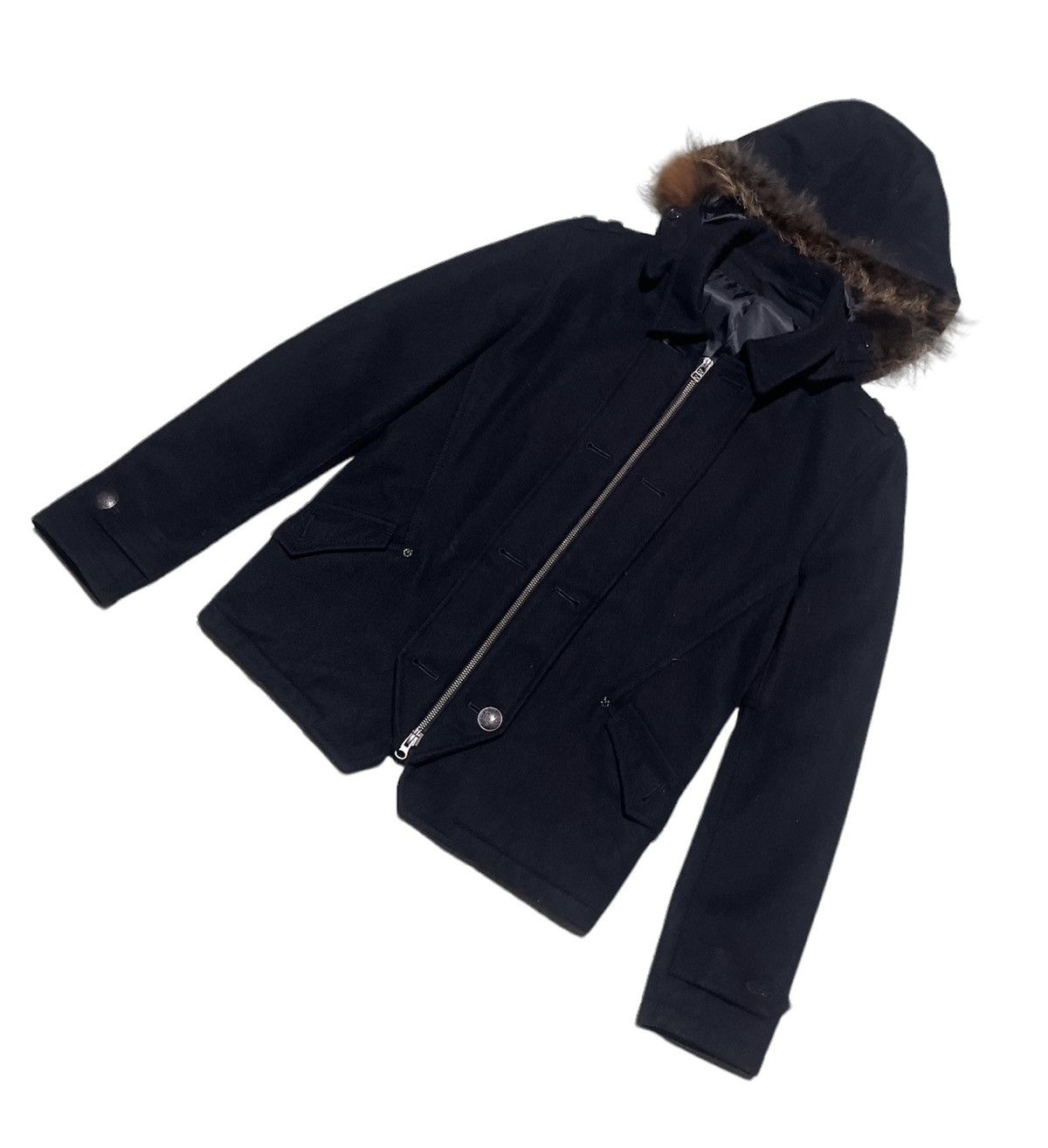 PPFM Vintage PPFM Hooded Jacket Fur Lined Hood, Cozy Outerwear Size US M / EU 48-50 / 2 - 6 Thumbnail