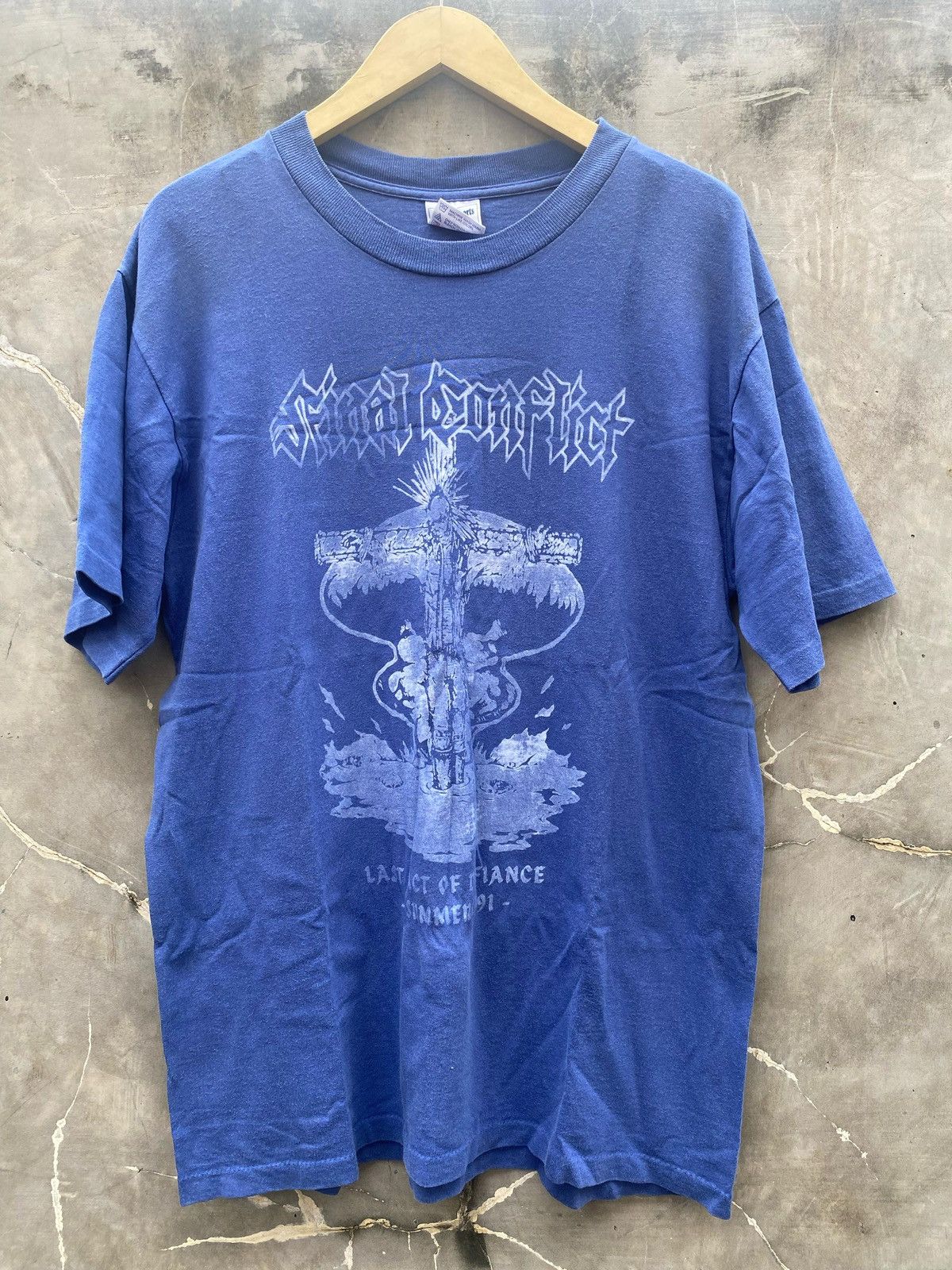 Band Tees 1983s Band Final Conflict Tag United Sports Size US L / EU 52-54 / 3 - 1 Thumbnail