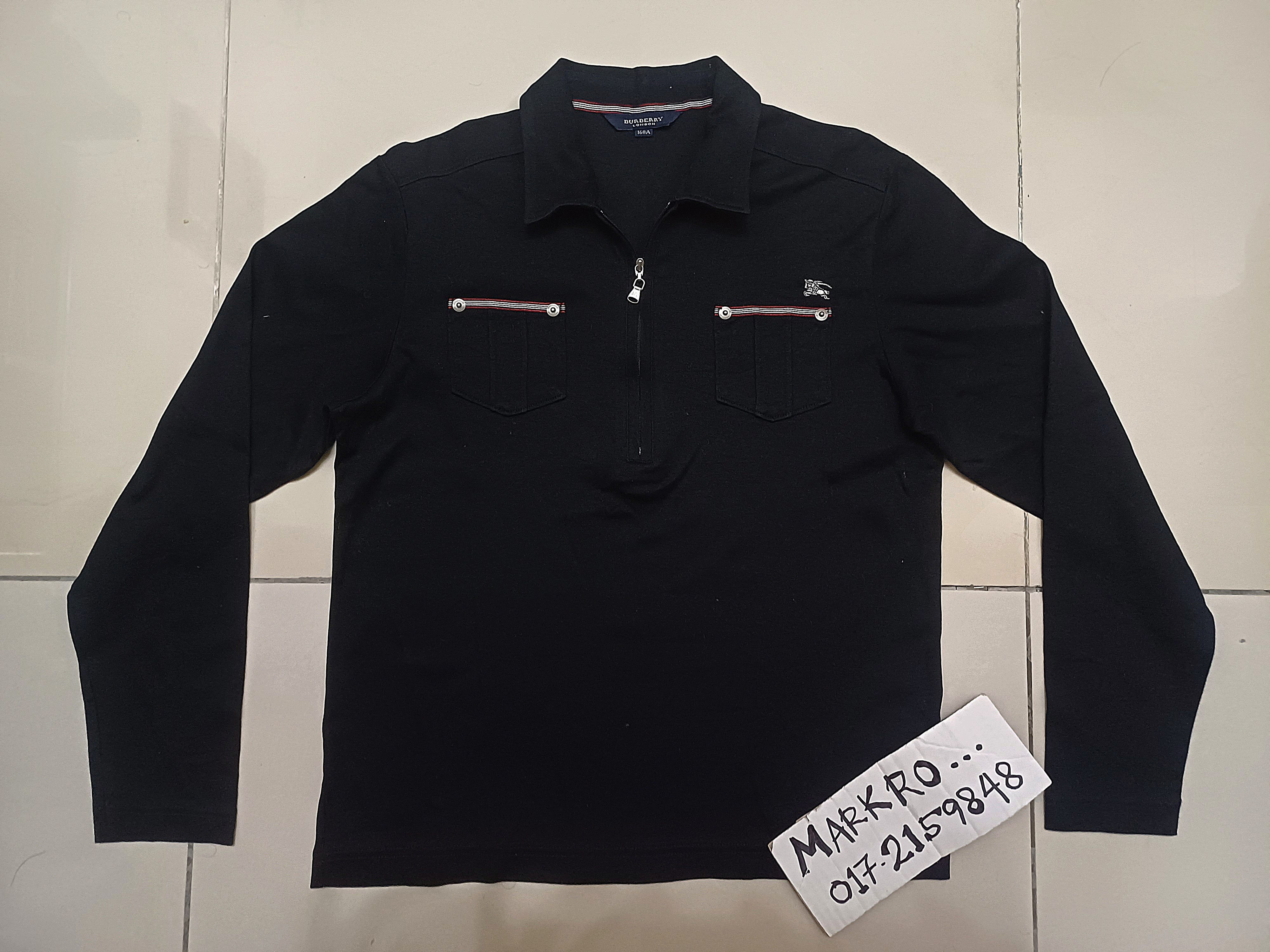 Burberry × Designer Vintage Y2K Burberry London Embroiderry logo long sleeve Size M / US 6-8 / IT 42-44 - 1 Thumbnail