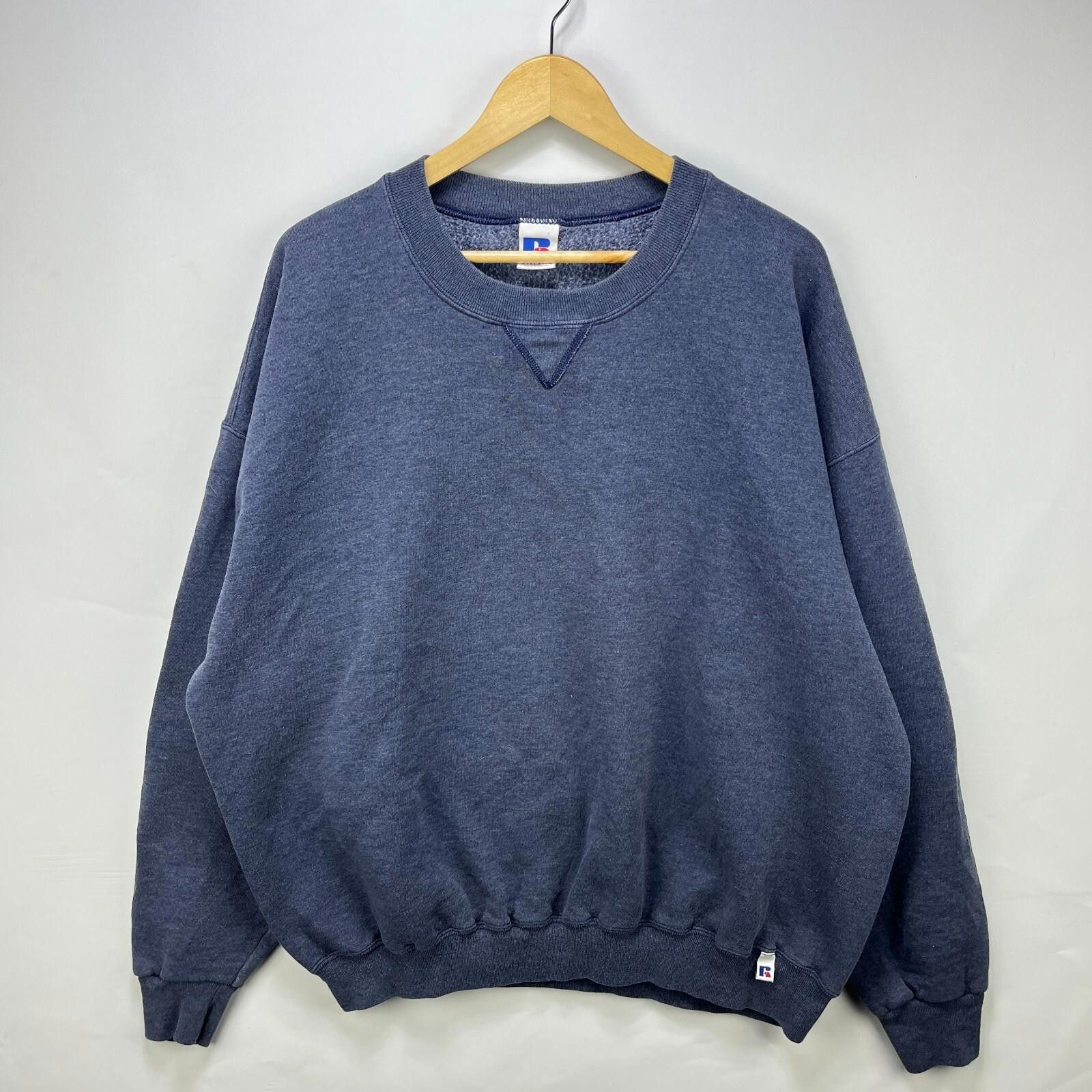 Russell Athletic Vintage 90s Russell Athletic Faded Sweatshirt 2XL Gray Size US XXL / EU 58 / 5 - 1 Thumbnail