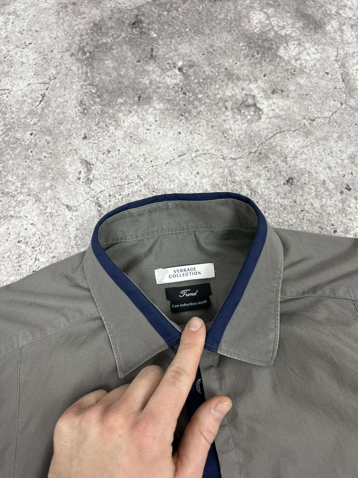 Versace Versace Collection Button Up Shirt Short Sleeve Size US S / EU 44-46 / 1 - 9 Thumbnail