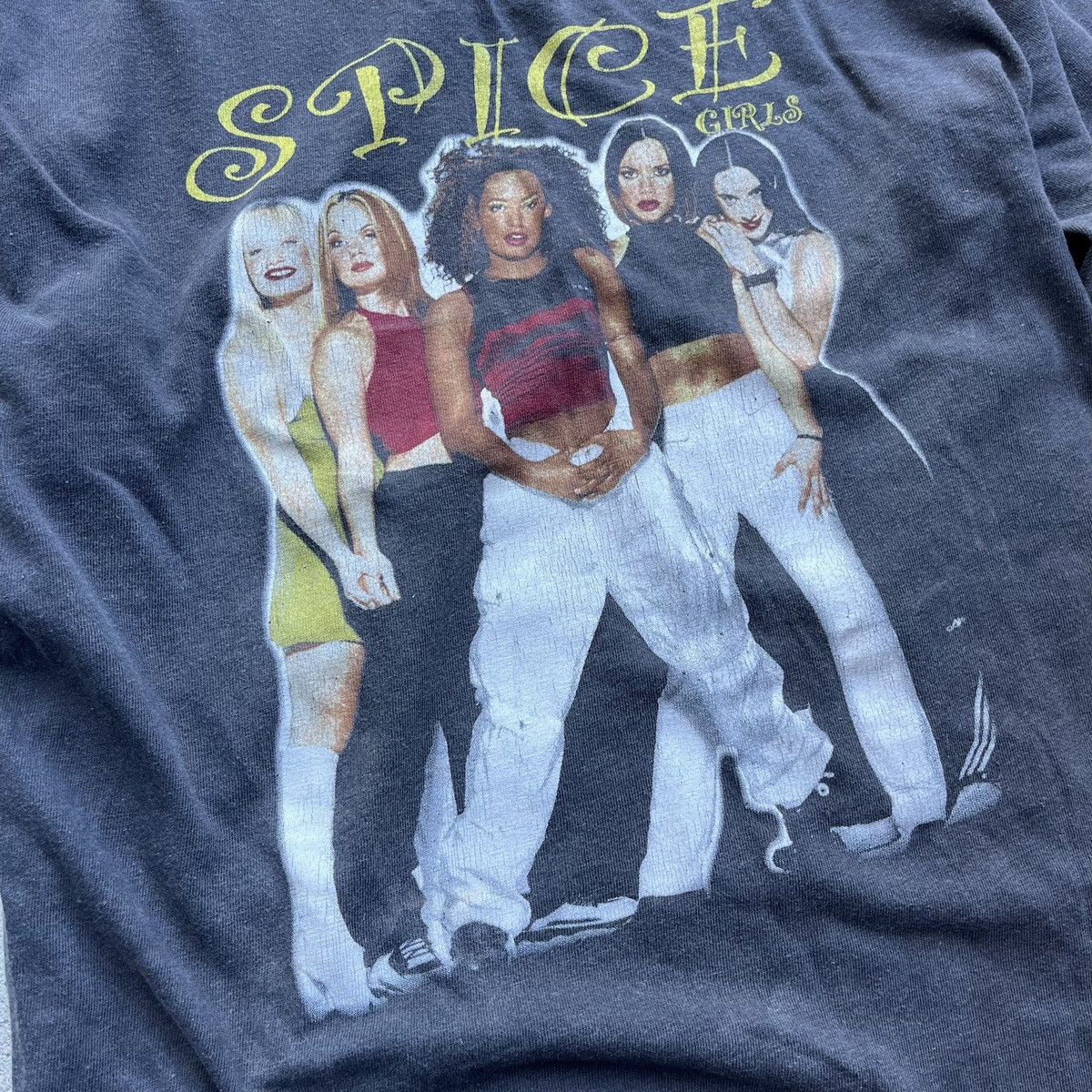 Band Tees × Rap Tees × Vintage Vintage Spice Girls t shirt 90s Single Stitching band Size US M / EU 48-50 / 2 - 3 Thumbnail