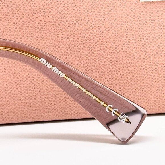 Miu Miu NEW MIU MIU MU01VV 12W1O1 PINK CLEAR WOMEN EYEGLASSES MIU MI Size ONE SIZE - 7 Thumbnail