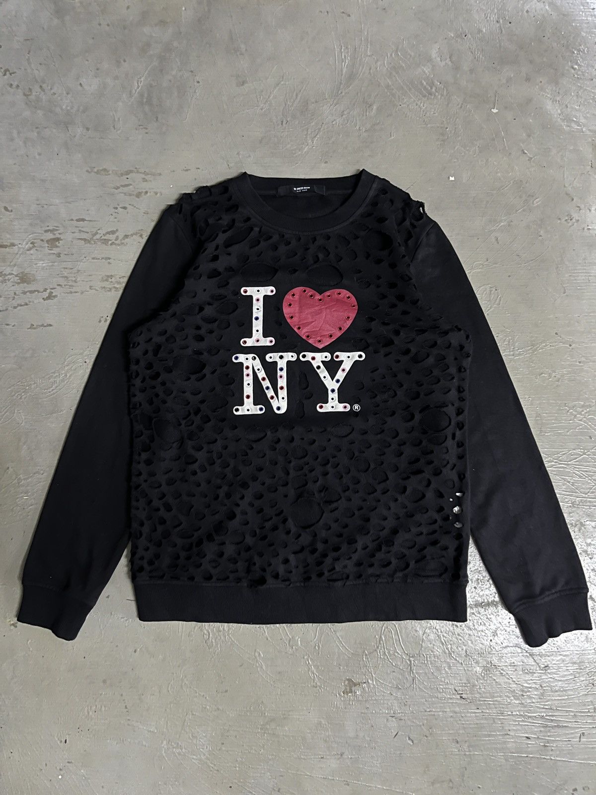 14th Addiction I Love NY Distressed inspired Raf Simons Alexander Digenova Size US M / EU 48-50 / 2 - 9 Thumbnail