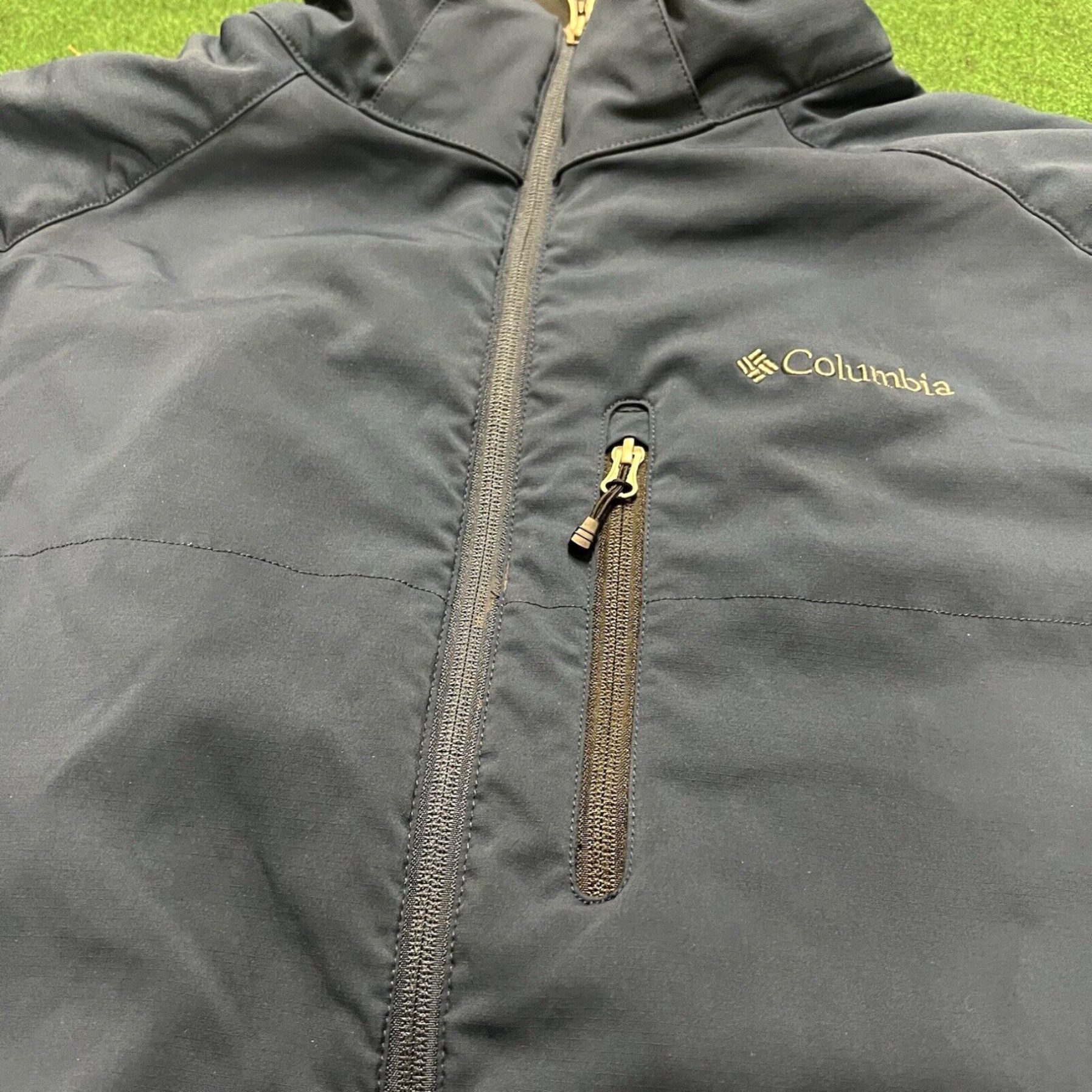 Other Columbia Coat Mens 2XL Jacket Wind Breaker Fleece Lined Zip Pockets High Neck Size US XXL / EU 58 / 5 - 5 Thumbnail