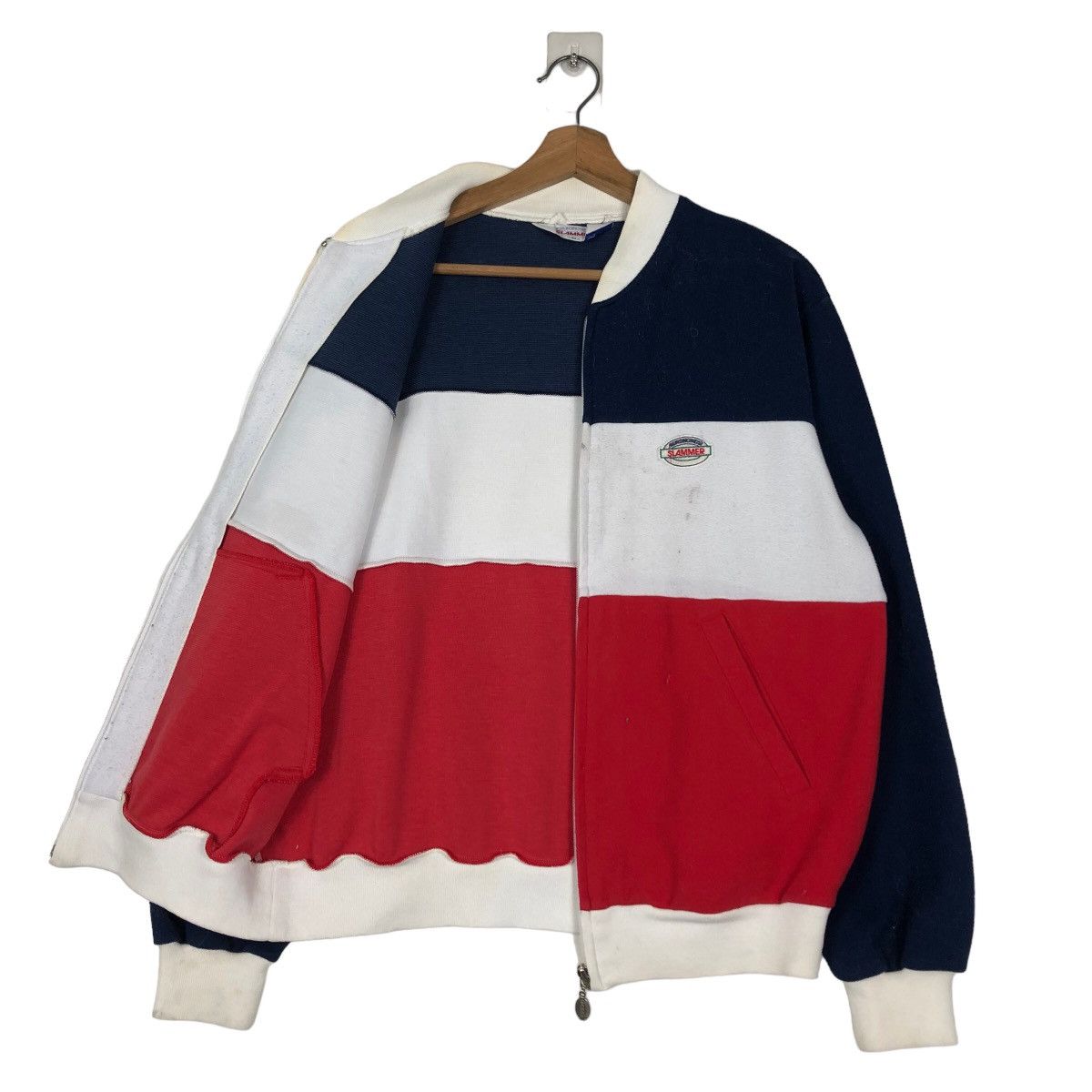 Japanese Brand 🔥Vintage Bomber Jacket Double Colour Munsingwear Slammer Size US M / EU 48-50 / 2 - 11 Thumbnail