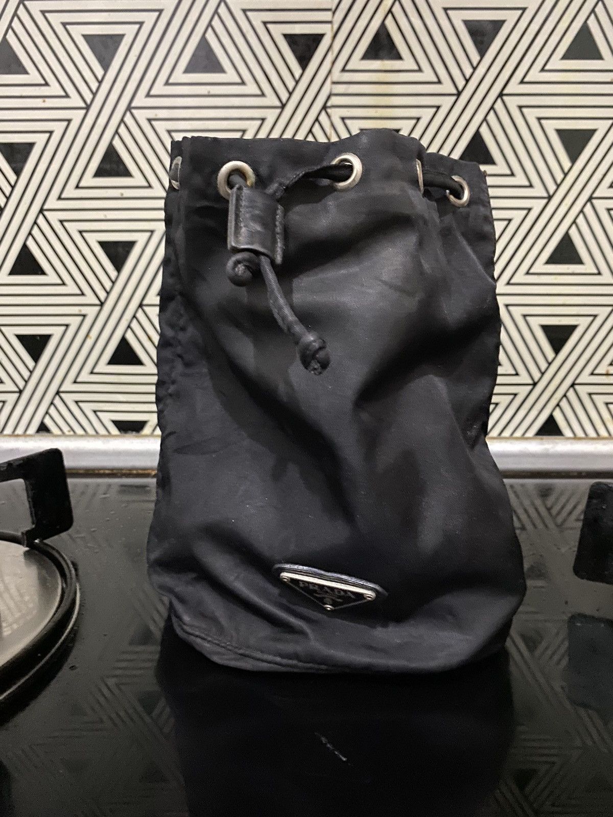 PRADA Drawstring pouch RARE