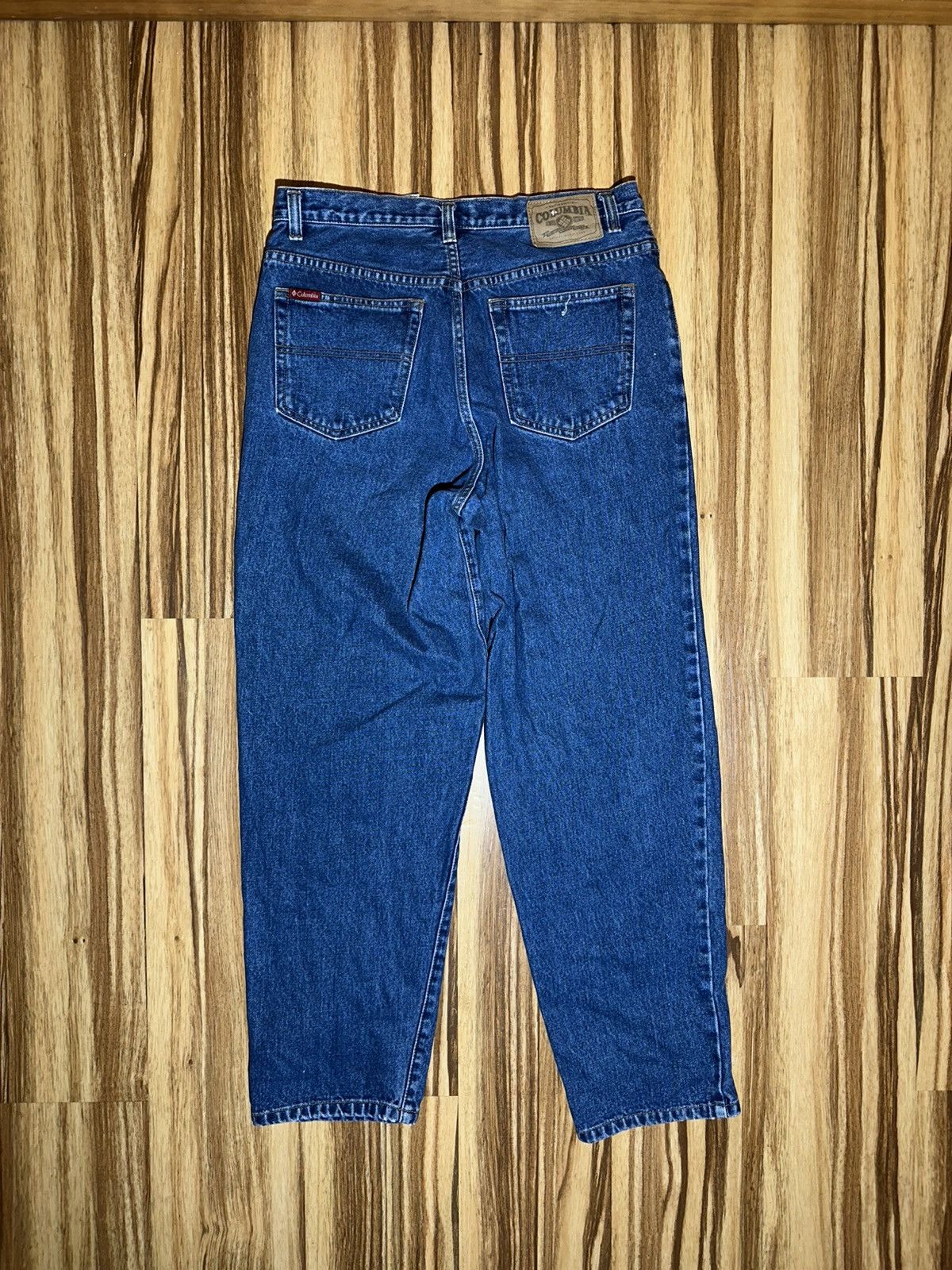 Columbia Columbia Womens Deep Blue Straight Jeans size 12r Size 34" / US 12 / IT 48 - 5 Thumbnail