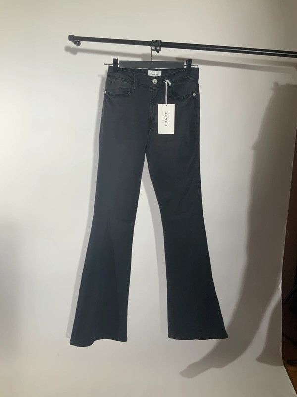 Frame Jean flare gris foncé FRAME – modèle "Le High Flare" Size 28" / US 6 / IT 42 - 7 Thumbnail