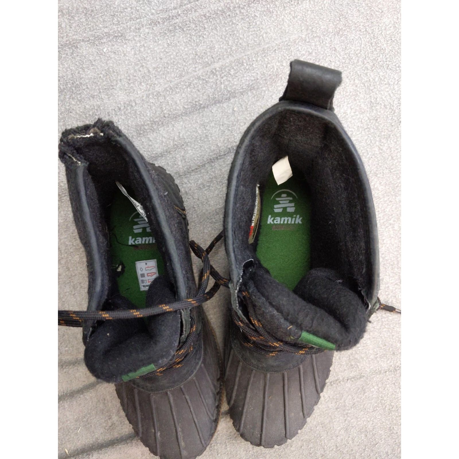 Vintage Kamik Womens Snow Boot 10 Black Waterproof Insulated Ankle Lace Up Winter Boots Size US 10 / IT 40 - 4 Thumbnail