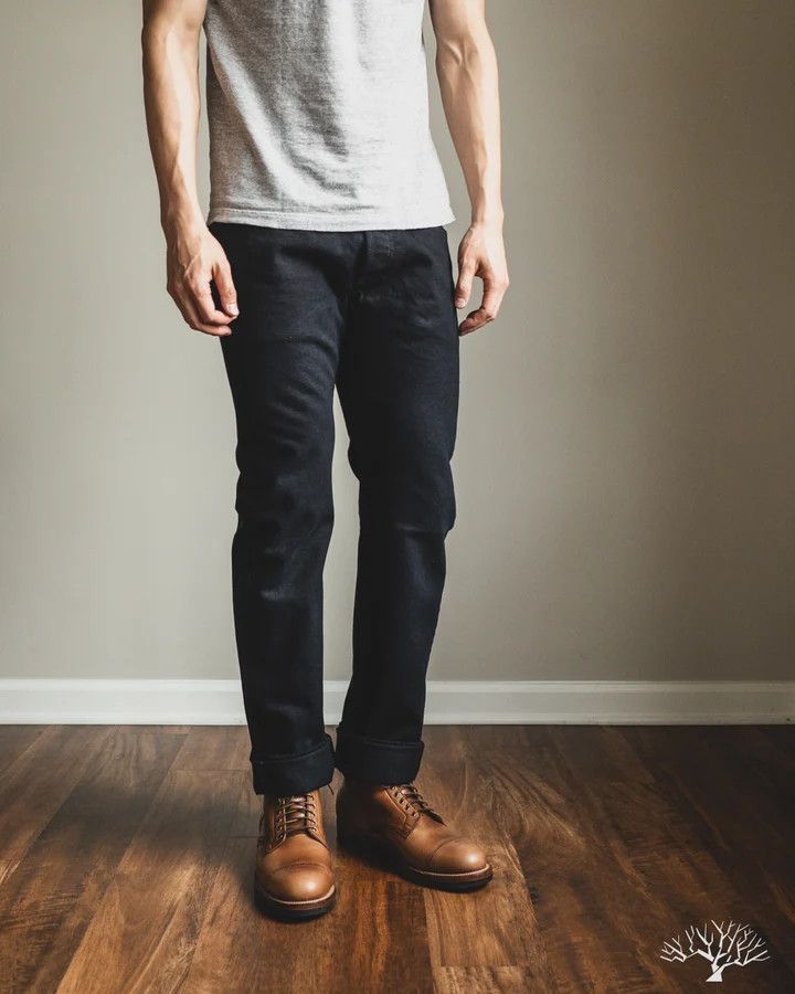 Iron Heart Iron Heart 14oz Selvedge IH-777S-142OD Indigo Overdyed Black Size US 29 - 3 Thumbnail