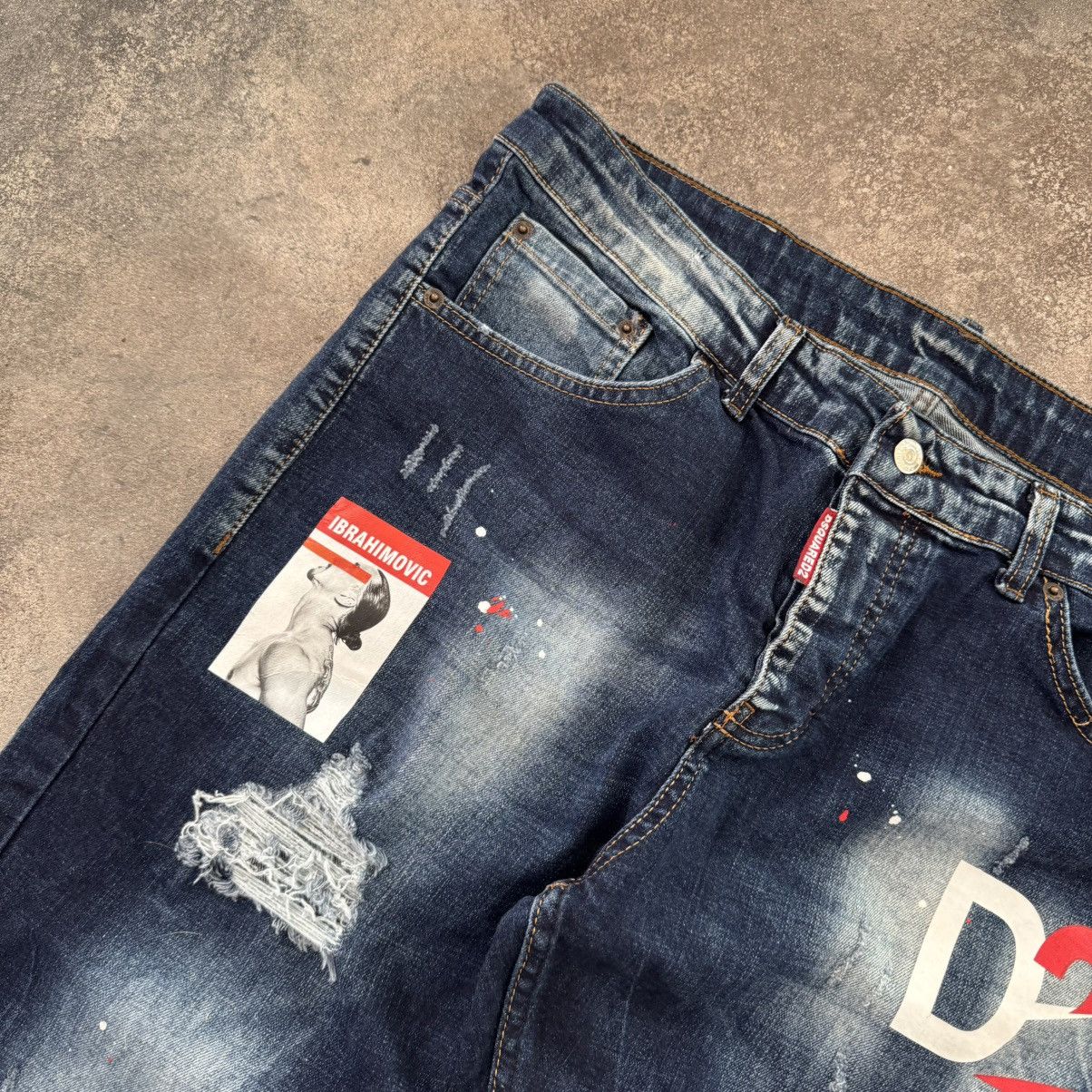 Dsquared2 DSQUARED2 x ZLATAN IBRAHIMOVIC JEANS Size US 34 / EU 50 - 3 Thumbnail