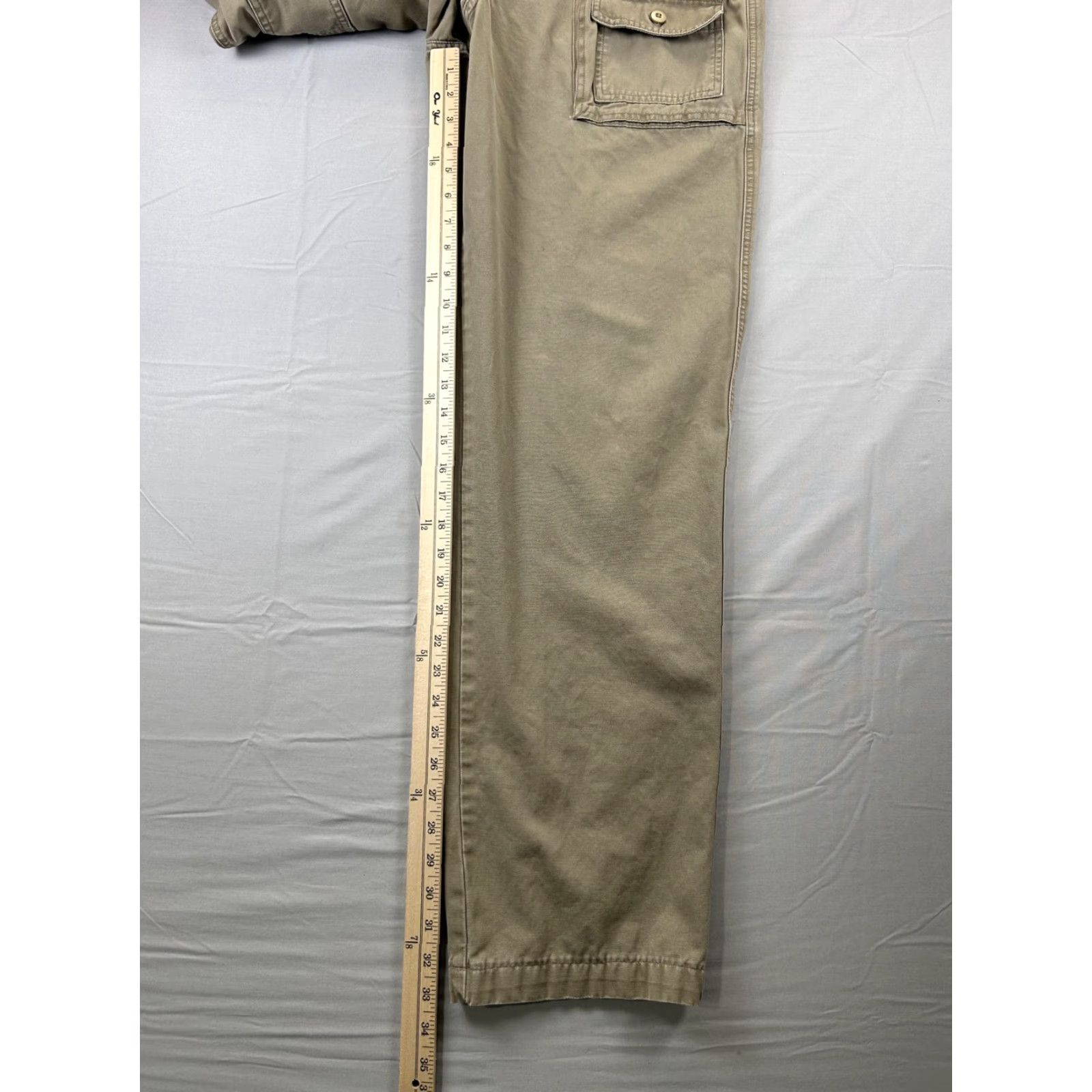 Vintage Cabela's 7-Pocket Hiker Cargo Pants Mens 34X33 Beige Utility Hiking Outdoor Pants MENS Cargo Pocket Casual Workwear Beige 7-Pocket Hiker Mens 34x33 Size US 34 / EU 50 - 4 Thumbnail