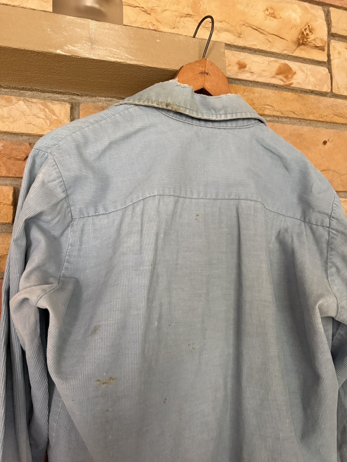 Vintage Vintage 80s Crowley's Corduroy Button Up Shirt Size US M / EU 48-50 / 2 - 7 Thumbnail
