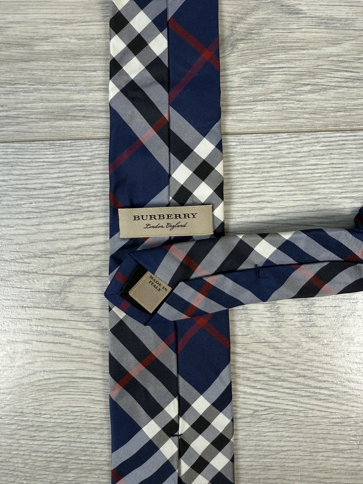 Burberry Burberry NoVa Check Silk Tie Size ONE SIZE - 2 Thumbnail