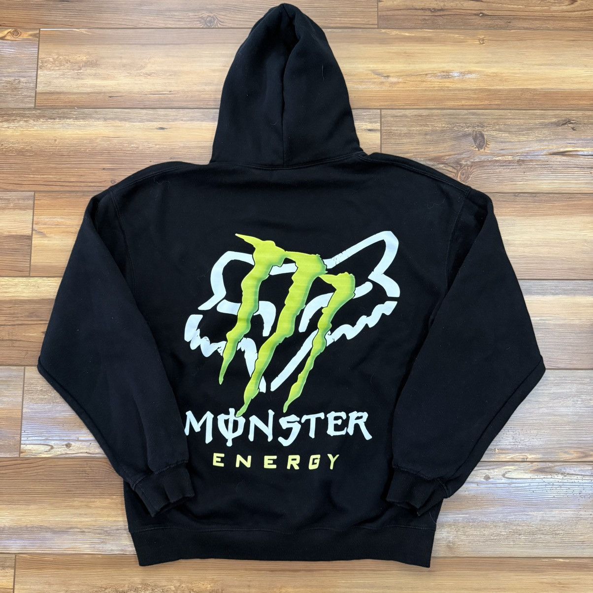 Fox Racing Monster Energy Fox Racing Black Pullover Hoodie Sweatshirt Size US L / EU 52-54 / 3 - 1 Thumbnail