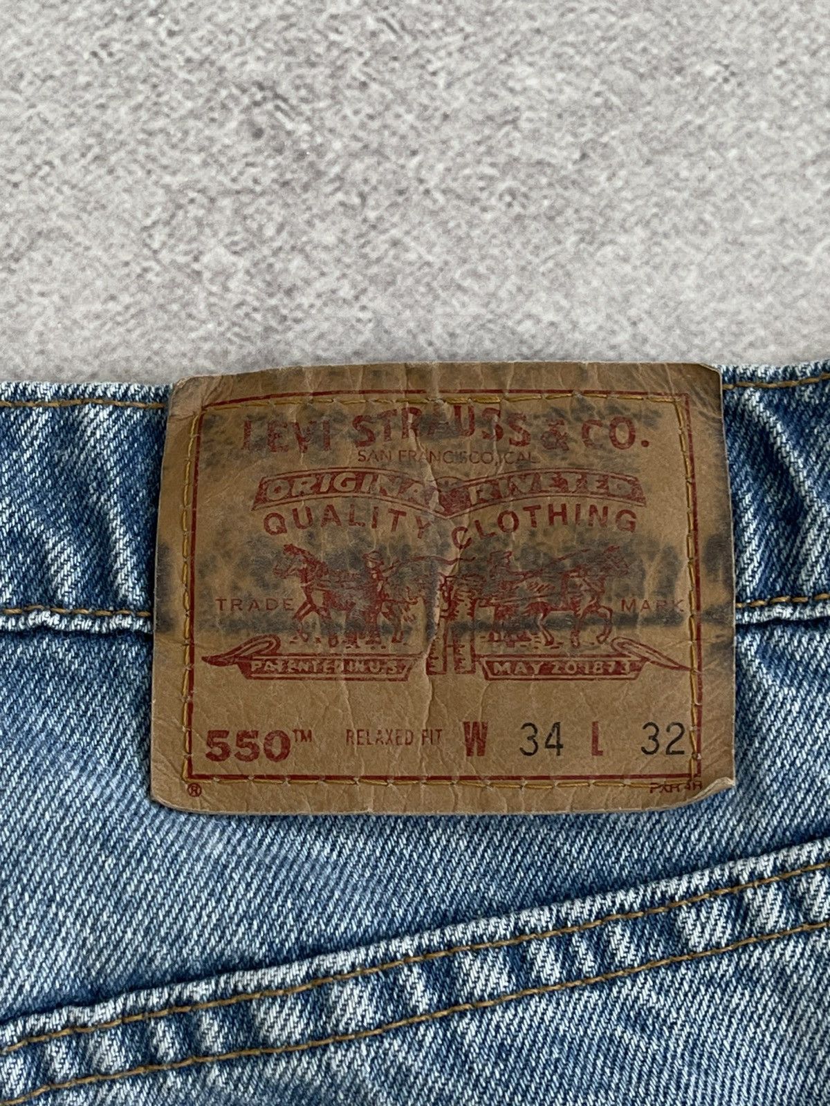 Levi's Vintage '97 Levi's 550 Made In USA Relaxed Loose Jeans Size US 32 / EU 48 - 14 Thumbnail