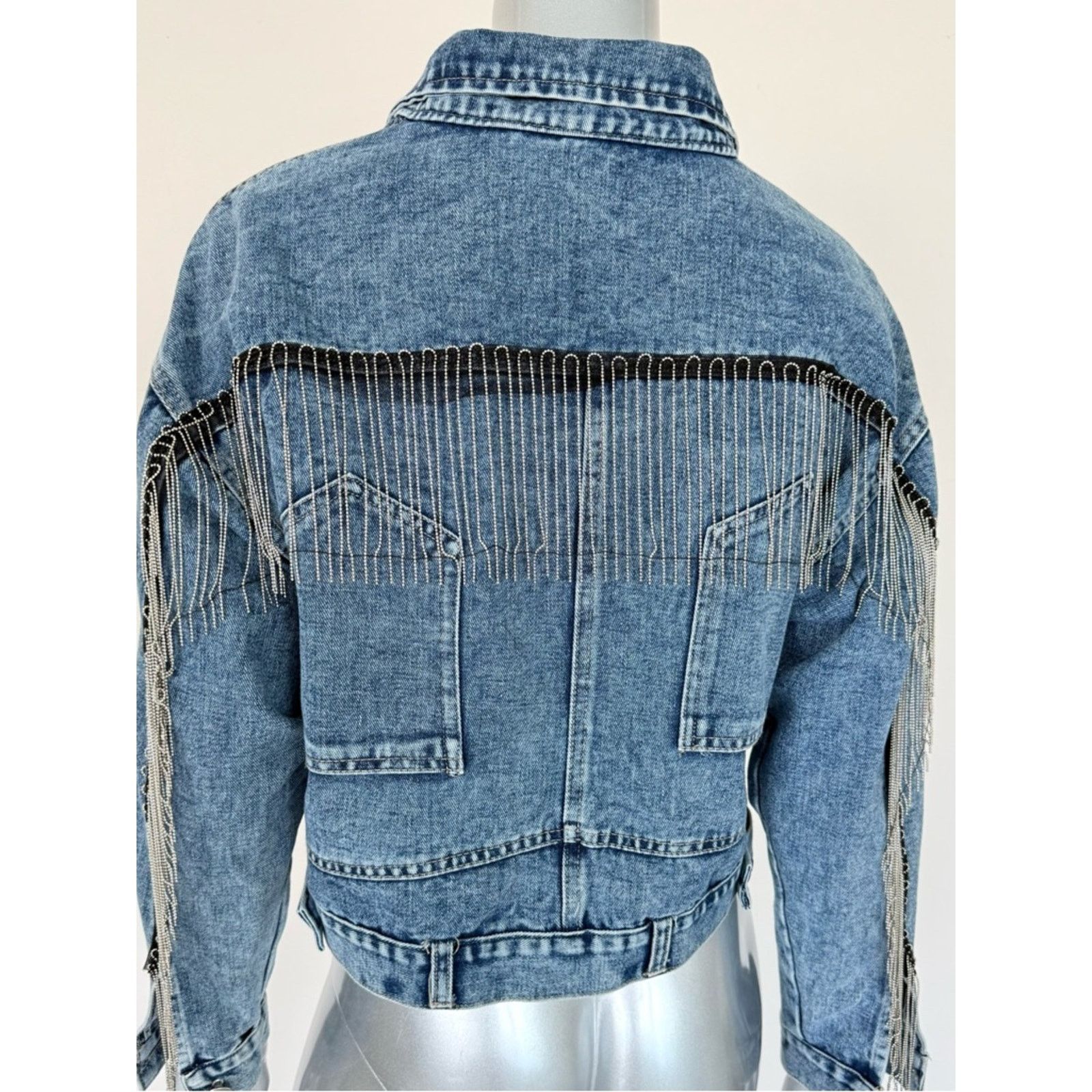 Other Custom made women oversized jeans jacket size L Size L / US 10 / IT 46 - 5 Thumbnail