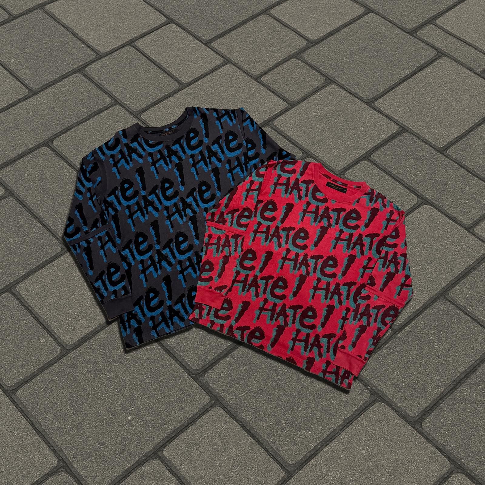 Undercover AW03 Undercover 'Paperdoll' Blue I Hate Longsleeve Size US L / EU 52-54 / 3 - 6 Thumbnail