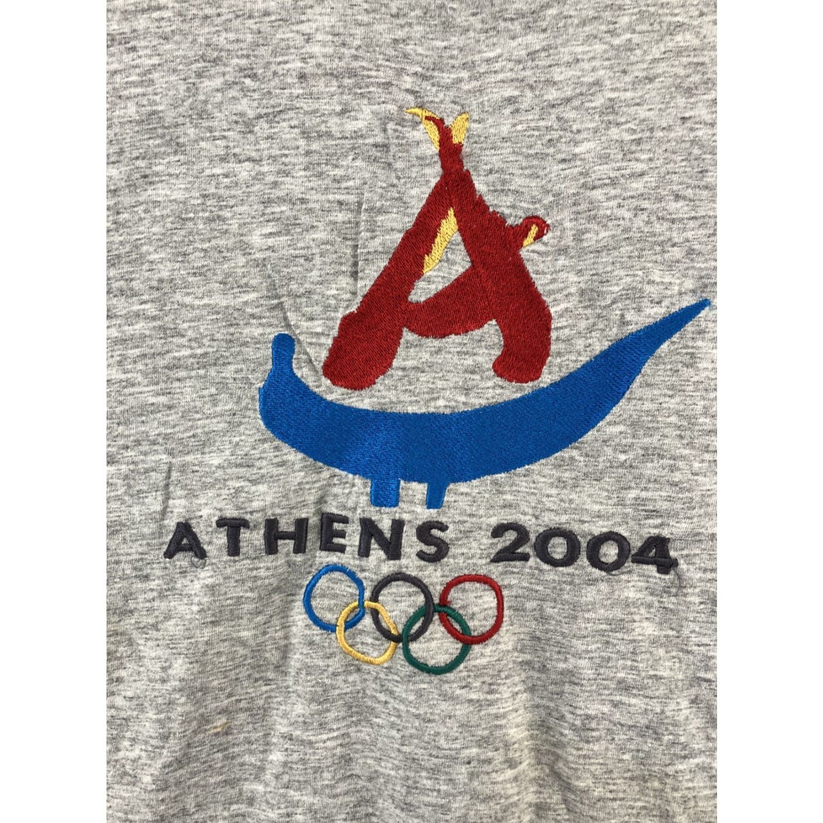 Vintage BETYK Athens 2004 Summer Olympics TShirt Adults M Gray Nike? Size US M / EU 48-50 / 2 - 2 Thumbnail
