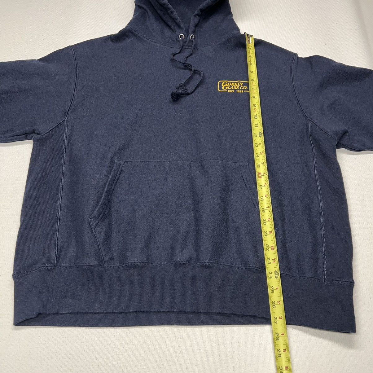 Champion Champion Reverse Weave Hoodie Blue Sweatshirt Glass Logo Y2K Size US XL / EU 56 / 4 - 18 Thumbnail