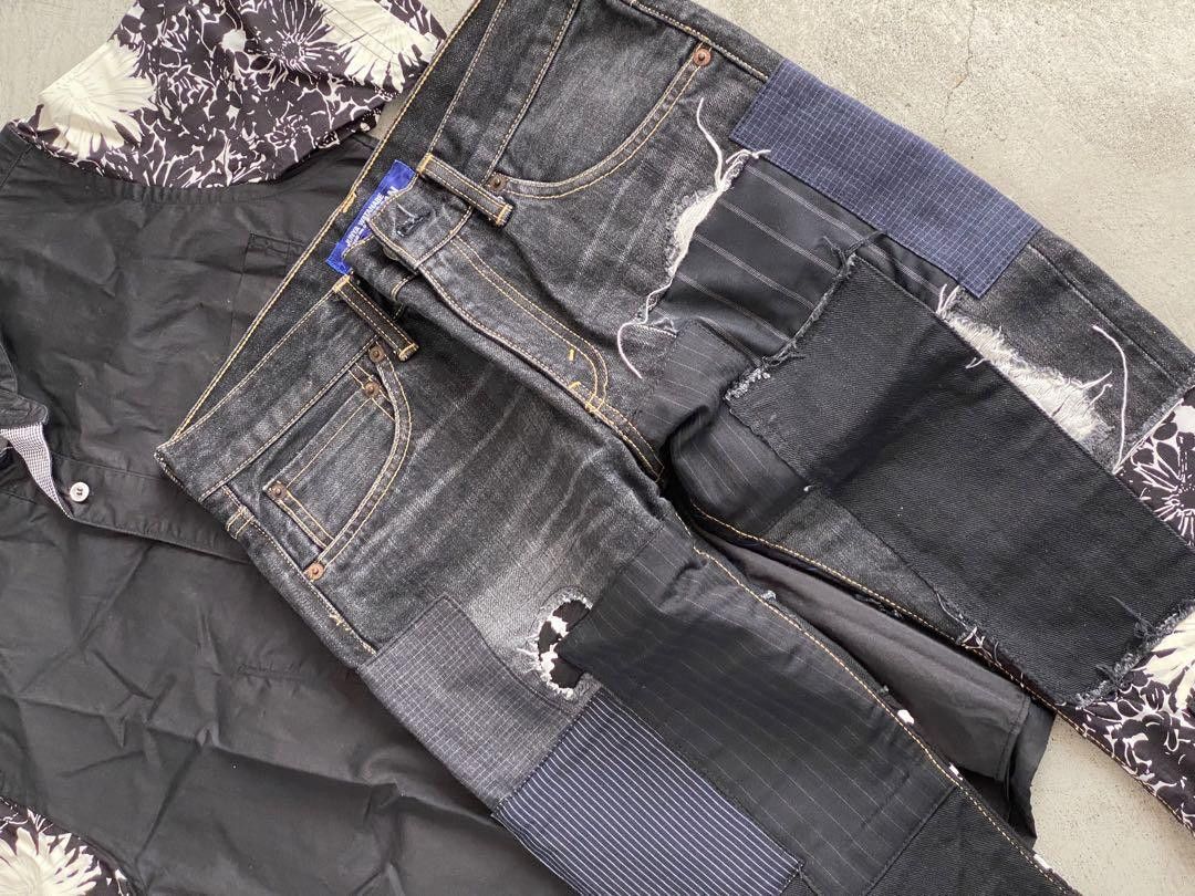 Comme des Garcons Comme des Garcon Junya Watanabe 16AW Patchwork Denim Size US S / EU 44-46 / 1 - 3 Thumbnail