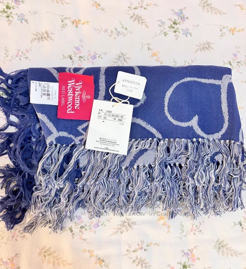 Vivienne Westwood Vivienne Westwood Red Logo Love Scarf Size ONE SIZE - 6 Thumbnail
