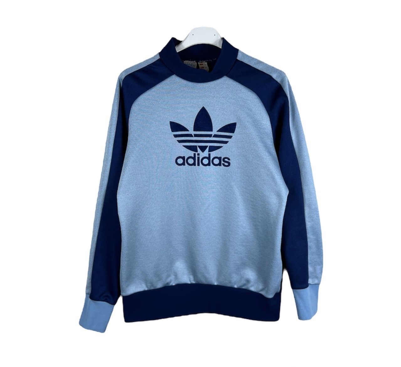 Adidas Vintage 70s Adidas Ventex sweatshirt central flower logo Size M / US 6-8 / IT 42-44 - 1 Thumbnail