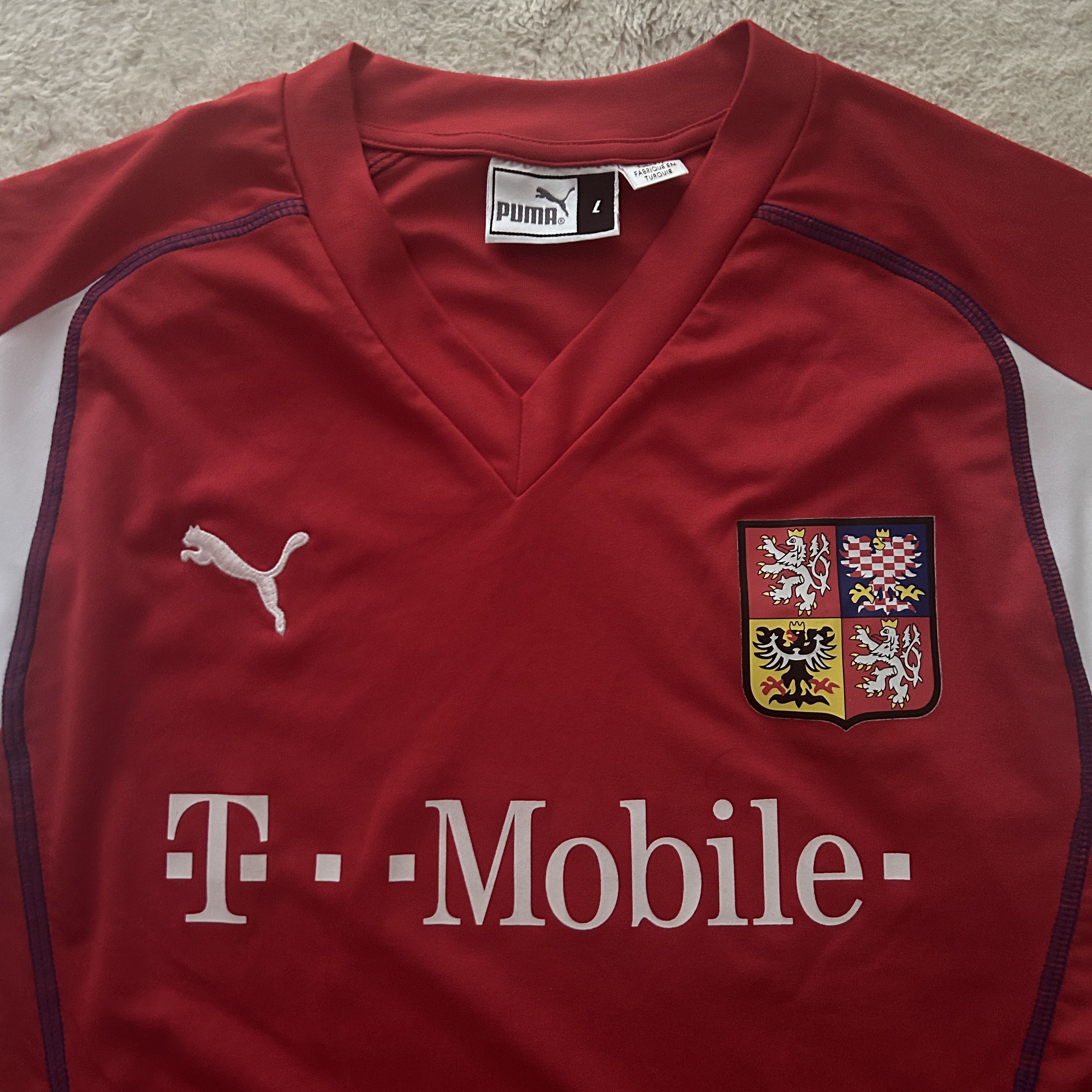 Puma Puma Czech 2004 Soccer Jersey Size US L / EU 52-54 / 3 - 2 Thumbnail