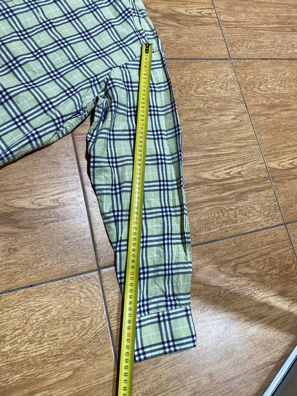 Burberry Burberry London Mens Dress Shirt Plaid Cotton Button Size US XXL / EU 58 / 5 - 10 Thumbnail