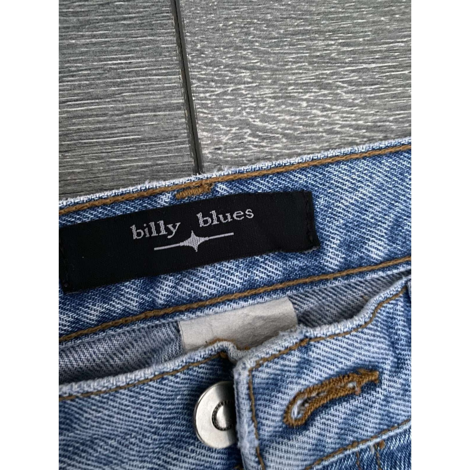 Billy Hill Billy Blues women cropped jeans patches Y2K Size 26 A000167 Size 26" / US 2 / IT 38 - 5 Thumbnail