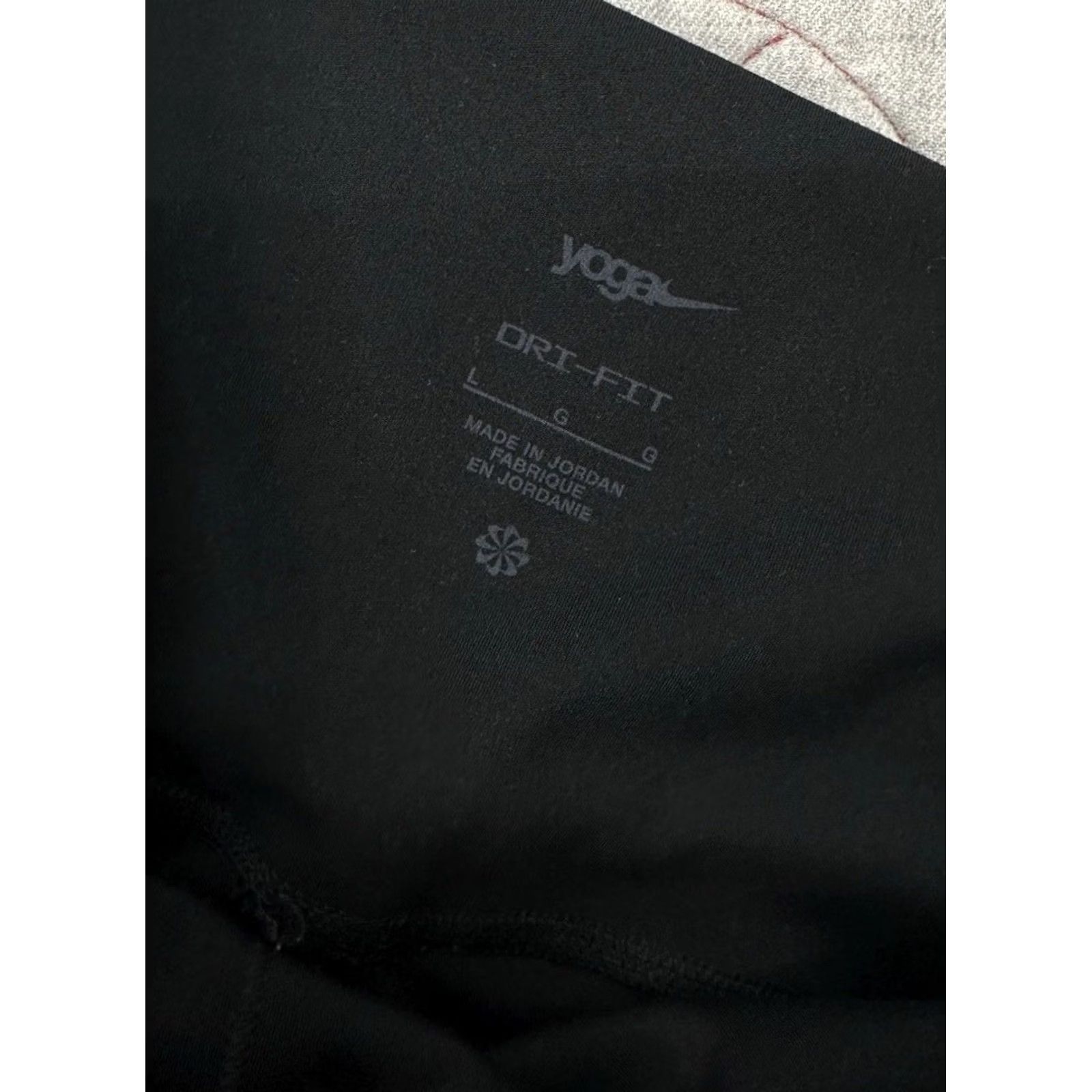 Nike Nike Womens Yoga Pants DM7023-010 Black 7/8 High Rise Tight Fit Leggings Size L Size 36" / US 14 / IT 50 - 5 Thumbnail