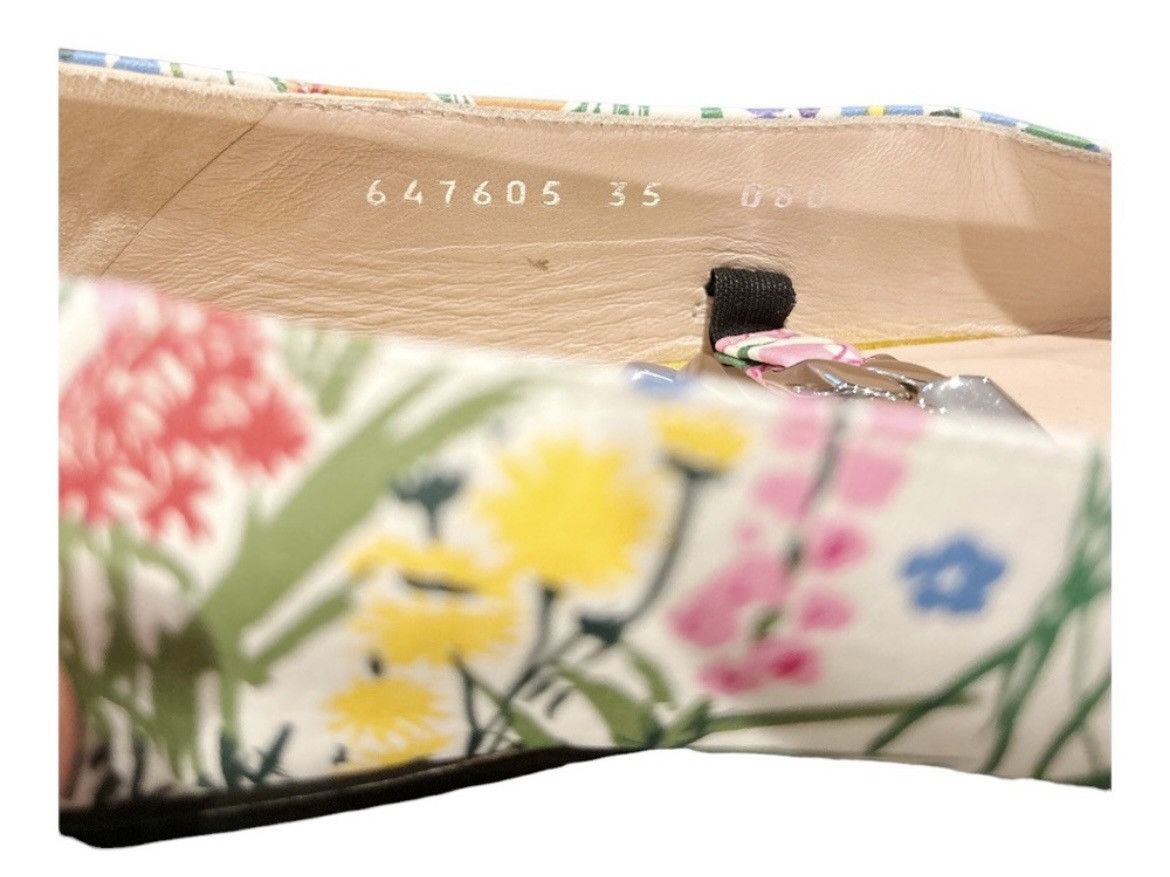 Gucci GUCCI Ken Scott Horsebit Deva Ballet Floral Size EU 35 US 5 Size US 5 / IT 35 - 8 Thumbnail