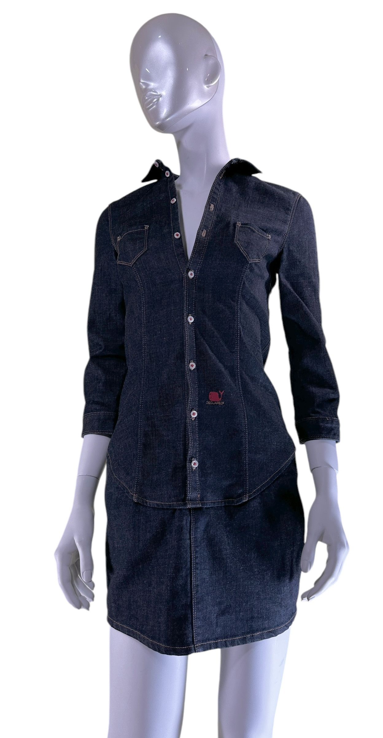 Dsquared2 Denim dress Size XS / US 0-2 / IT 36-38 - 1 Thumbnail