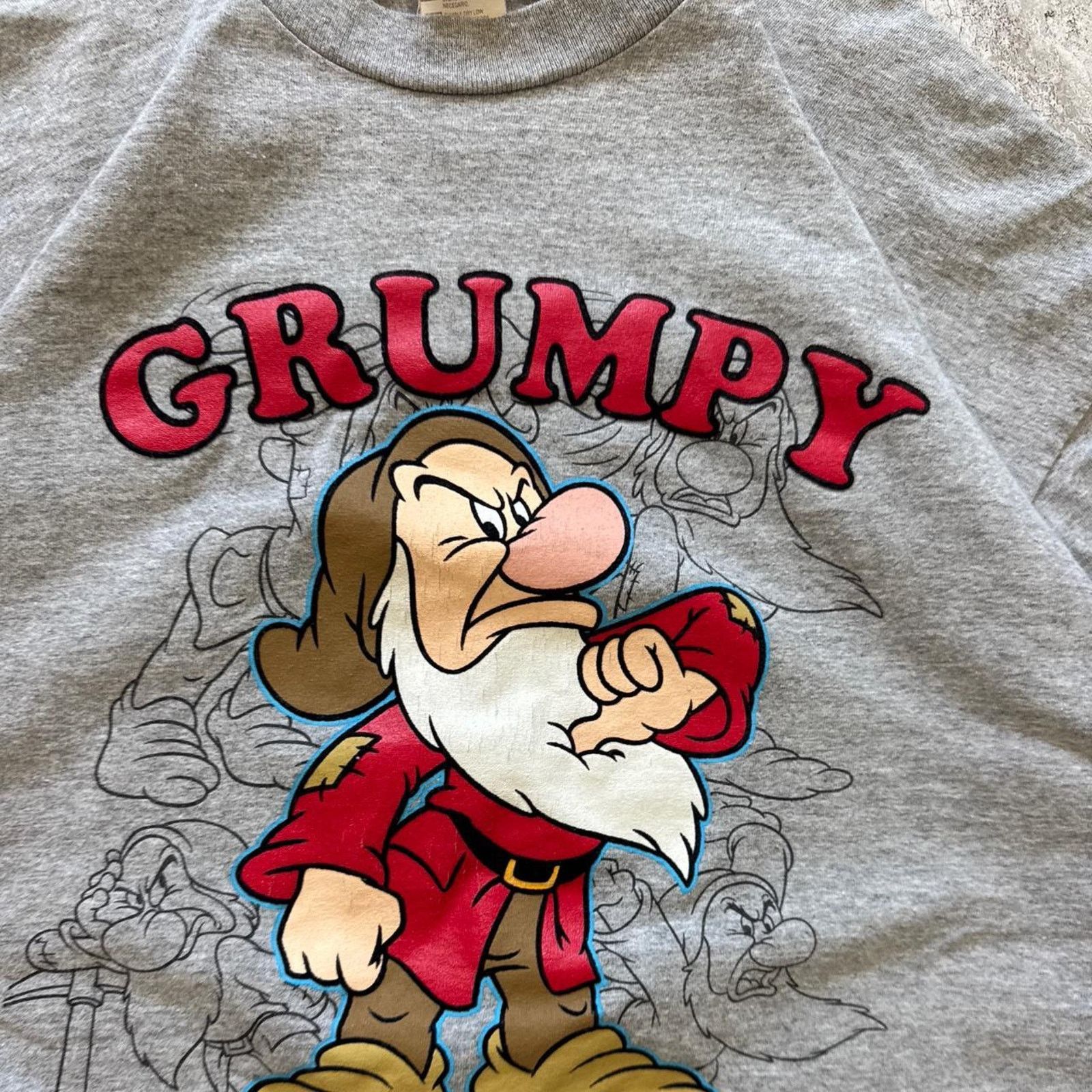 Disney Vintage 90s disney grumpy t shirt Size US XL / EU 56 / 4 - 3 Thumbnail