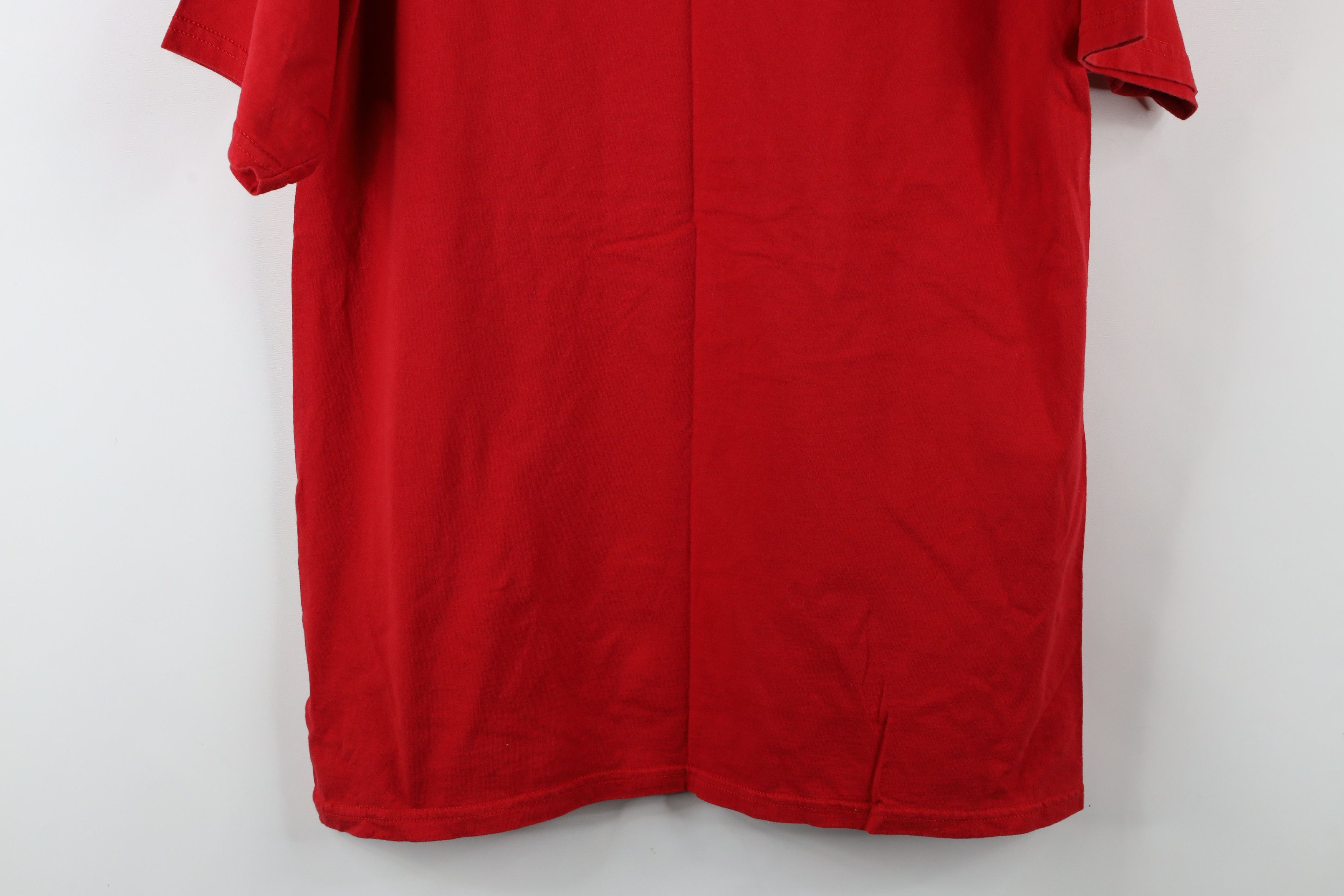 Disney × Vintage Vintage 90s Disney Spell Winnie the Pooh T-Shirt Red Cotton Size L / US 10 / IT 46 - 10 Thumbnail