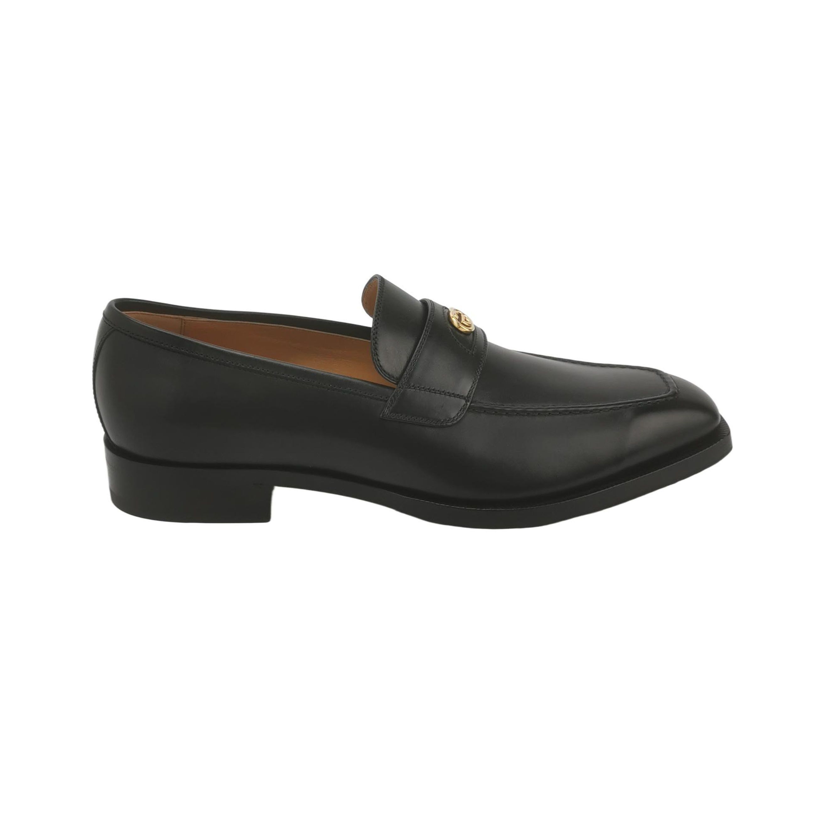 Gucci Gucci Interlocking G Leather Loafers 41 Size US 8 / EU 41 - 1 Thumbnail