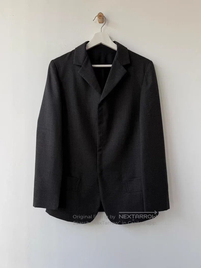 Yohji Yamamoto 11SS Yohji Yamamoto minimalist wool blazer