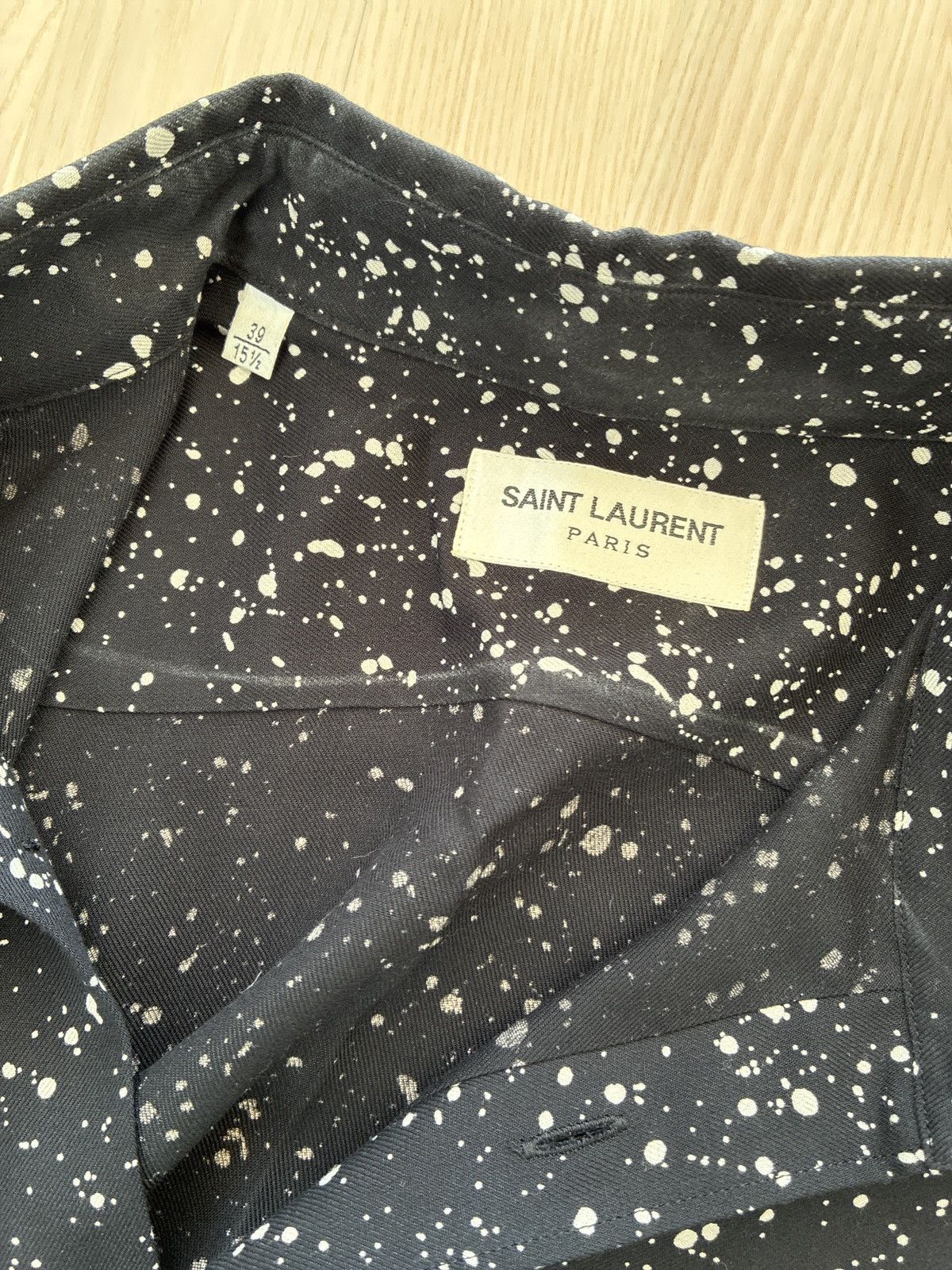 Saint Laurent Paris Saint Laurent shirt, size 39 Size US M / EU 48-50 / 2 - 3 Thumbnail