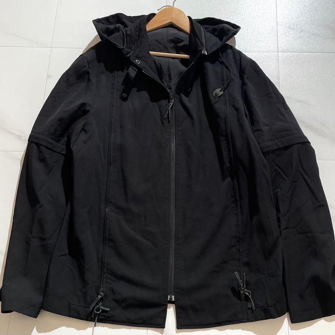 Yohji Yamamoto Yohji Yamamoto POUR HOMME 06SS Gabardine Hooded Jacket Size 3 Size US L / EU 52-54 / 3 - 1 Thumbnail