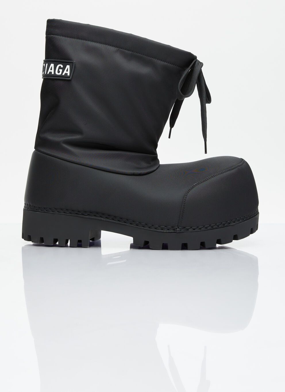 image of Balenciaga Alaska Low Boots in Black, Men's (Size 11)