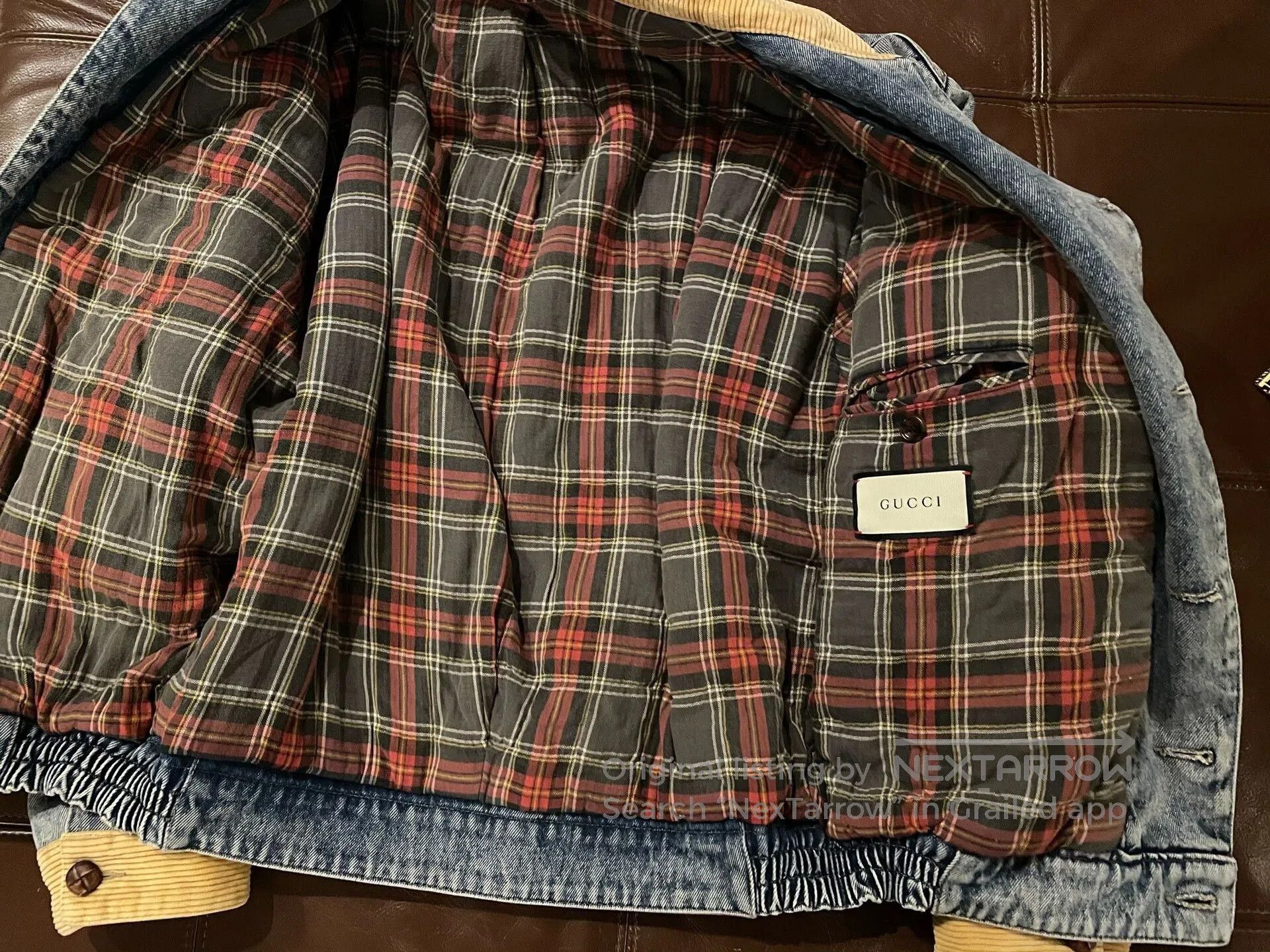 Gucci gucci denim jacket with unique design elements. Size US M / EU 48-50 / 2 - 5 Thumbnail