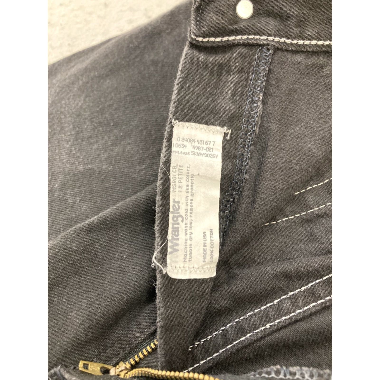 Wrangler VINTAGE VTG Wrangler Jeans Womens 12 Petite Black Relaxed Mom USA MADE Size 34" / US 12 / IT 48 - 3 Thumbnail